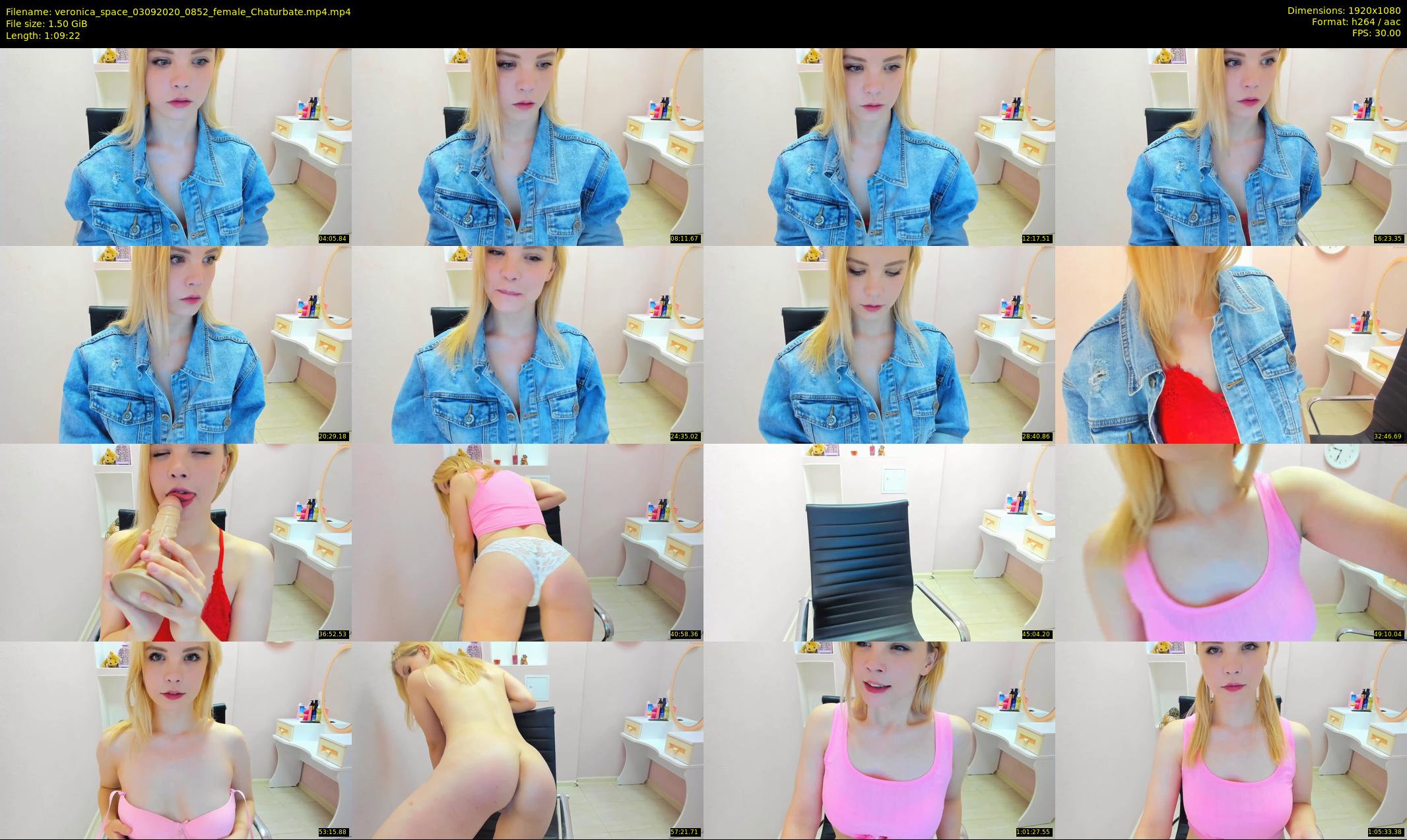 veronica_space — 70 minute Chaturbate female cam show recording, 1080p, Sep 3, 2020