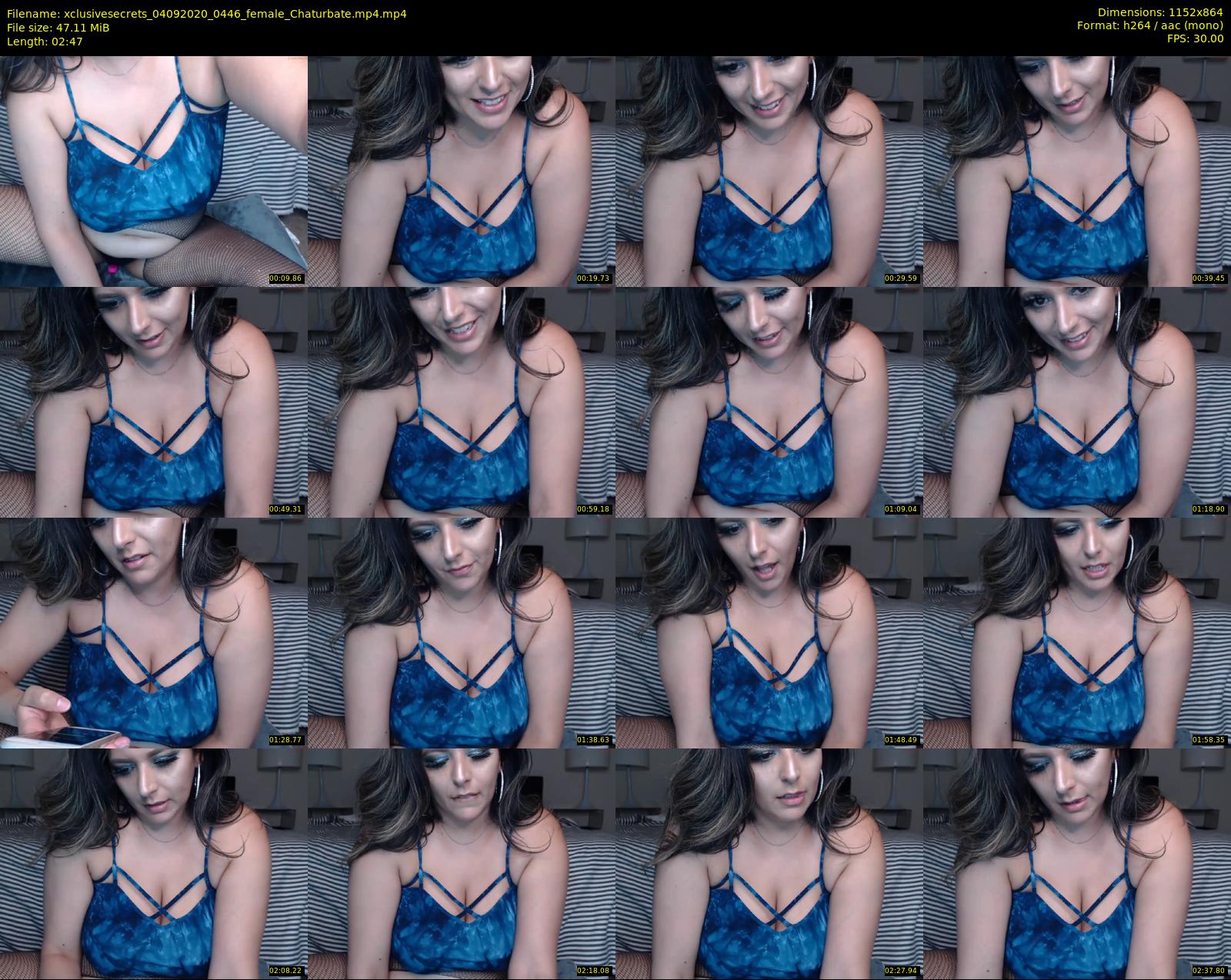 xclusivesecrets — 3 minute Chaturbate female cam show recording, 720p, Sep 4, 2020