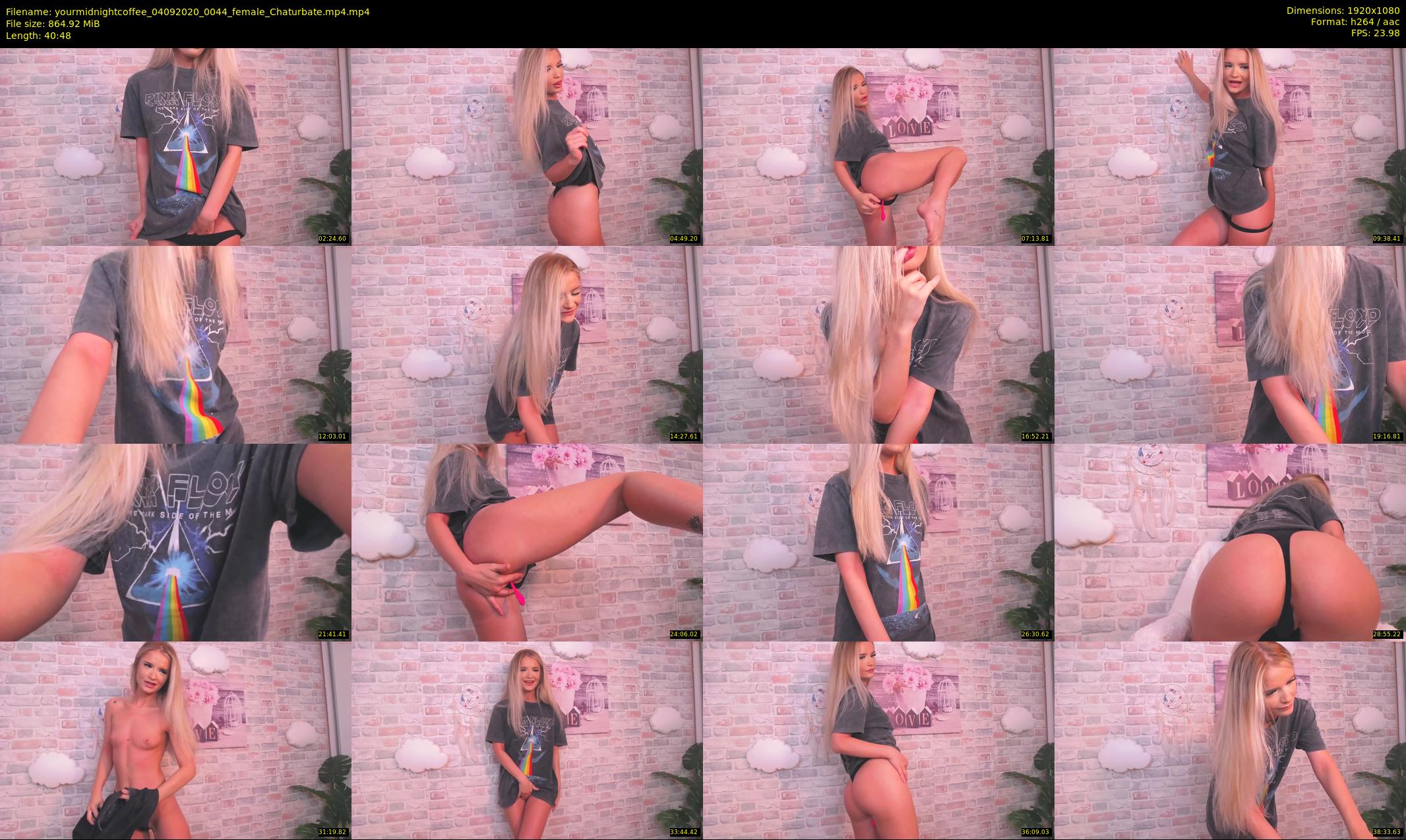 yourmidnightcoffee — 41 minute Chaturbate female cam show recording, 1080p, Sep 4, 2020