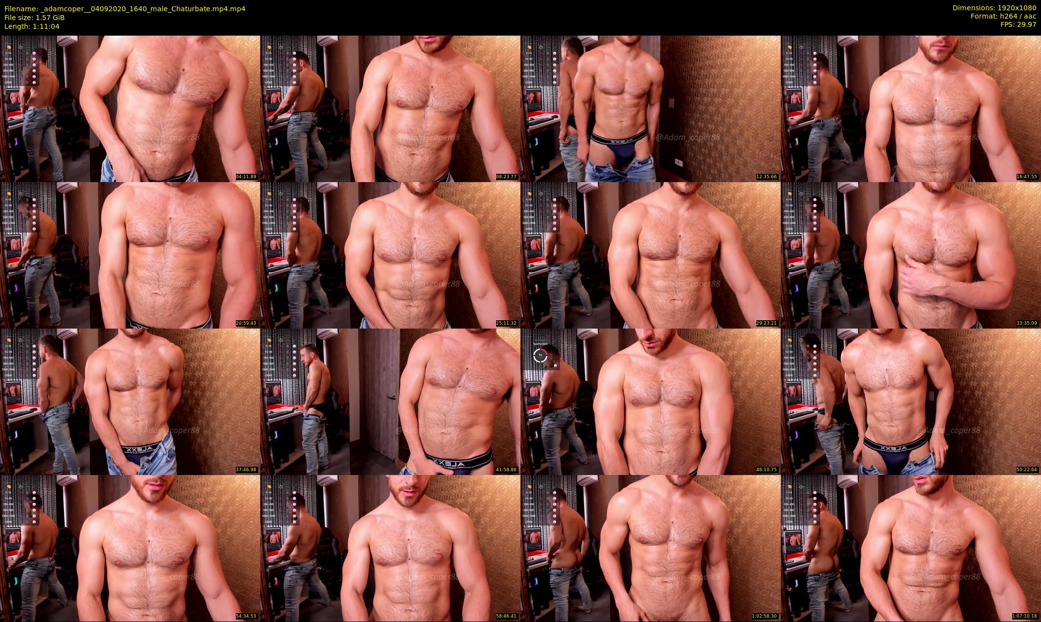 _adamcoper_ — 72 minute Chaturbate male cam show recording, 1080p, Sep 4, 2020