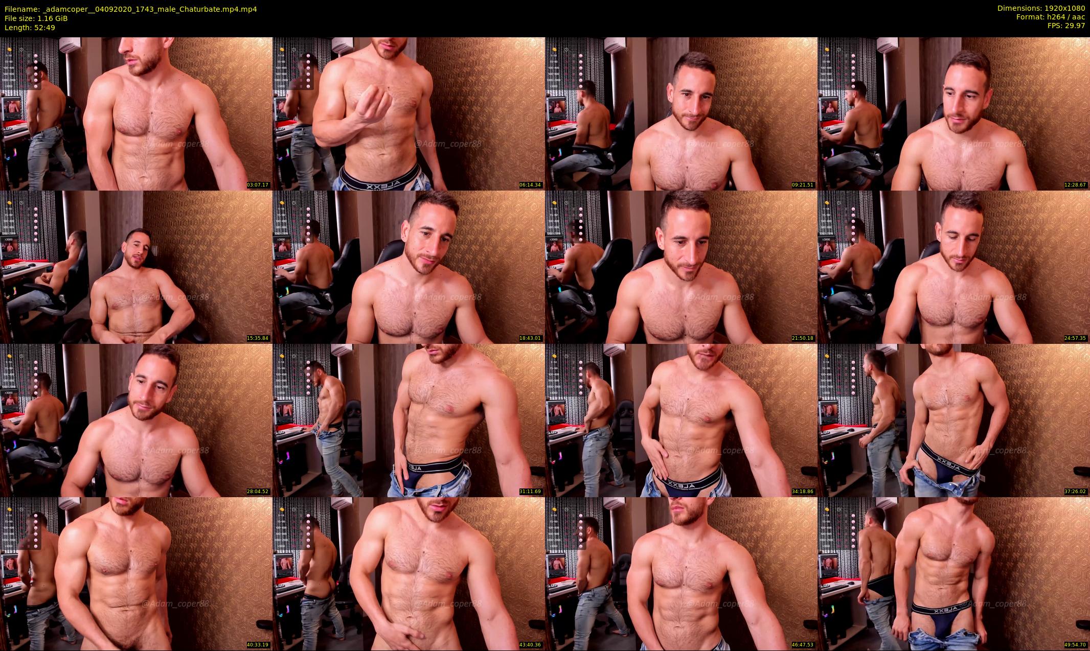 _adamcoper_ — 53 minute Chaturbate male cam show recording, 1080p, Sep 4, 2020