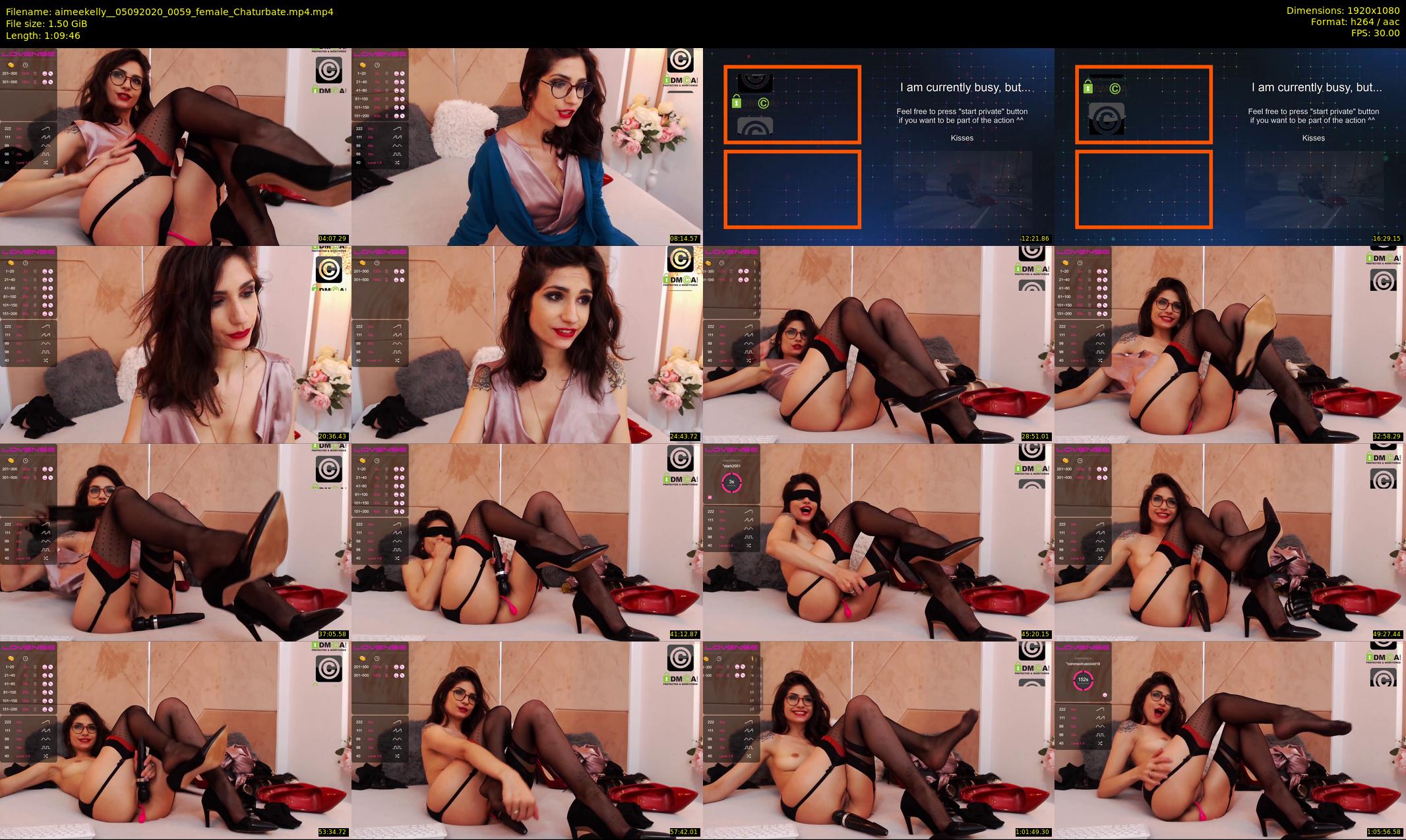 aimeekelly_ — 70 minute Chaturbate female cam show recording, 1080p, Sep 5, 2020