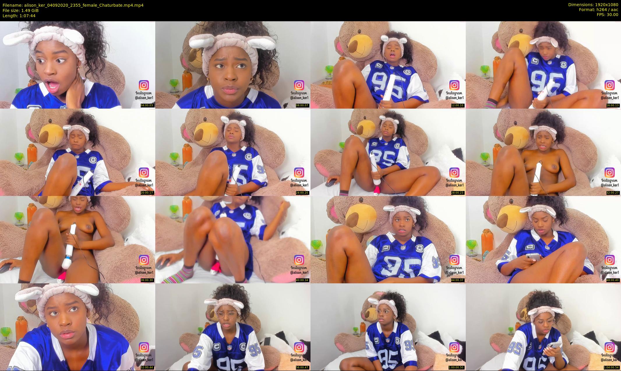 alison_ker — 68 minute Chaturbate female cam show recording, 1080p, Sep 4, 2020