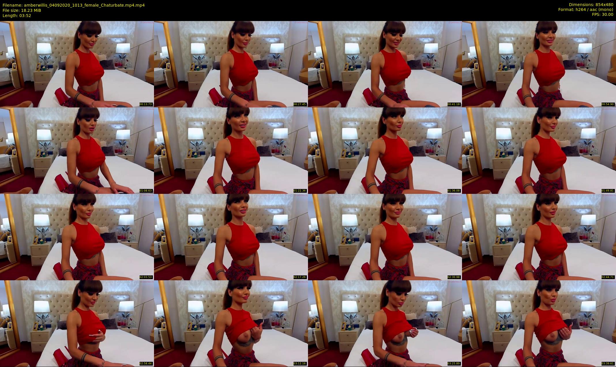 amberwillis — 4 minute Chaturbate female cam show recording, 480p, Sep 4, 2020
