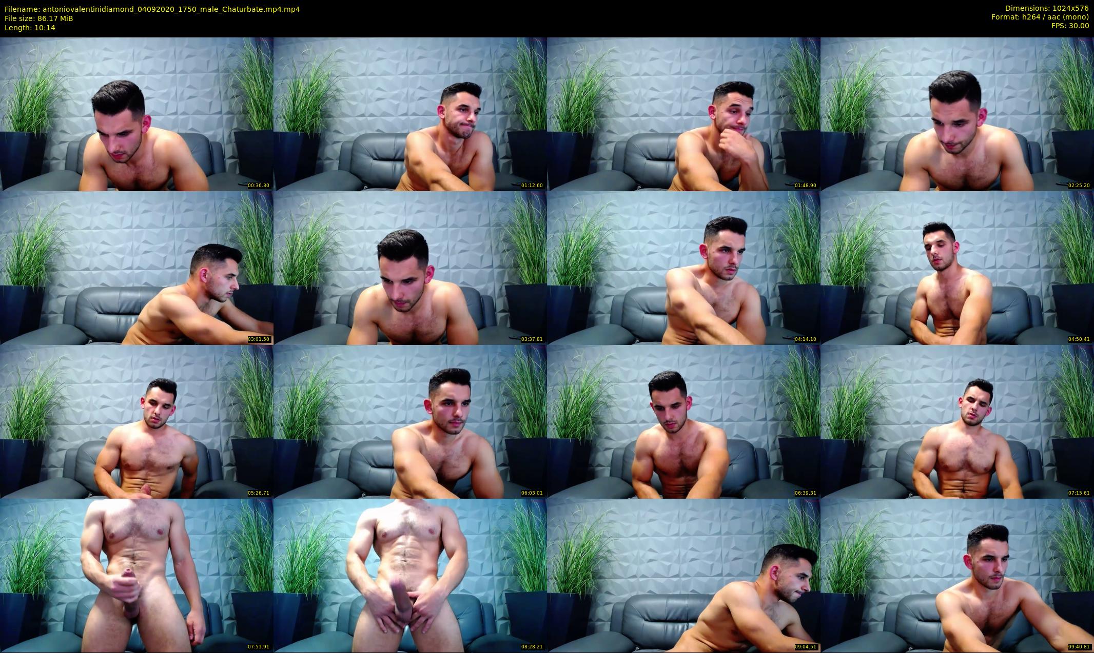 antoniovalentinidiamond — 11 minute Chaturbate male cam show recording, 480p, Sep 4, 2020