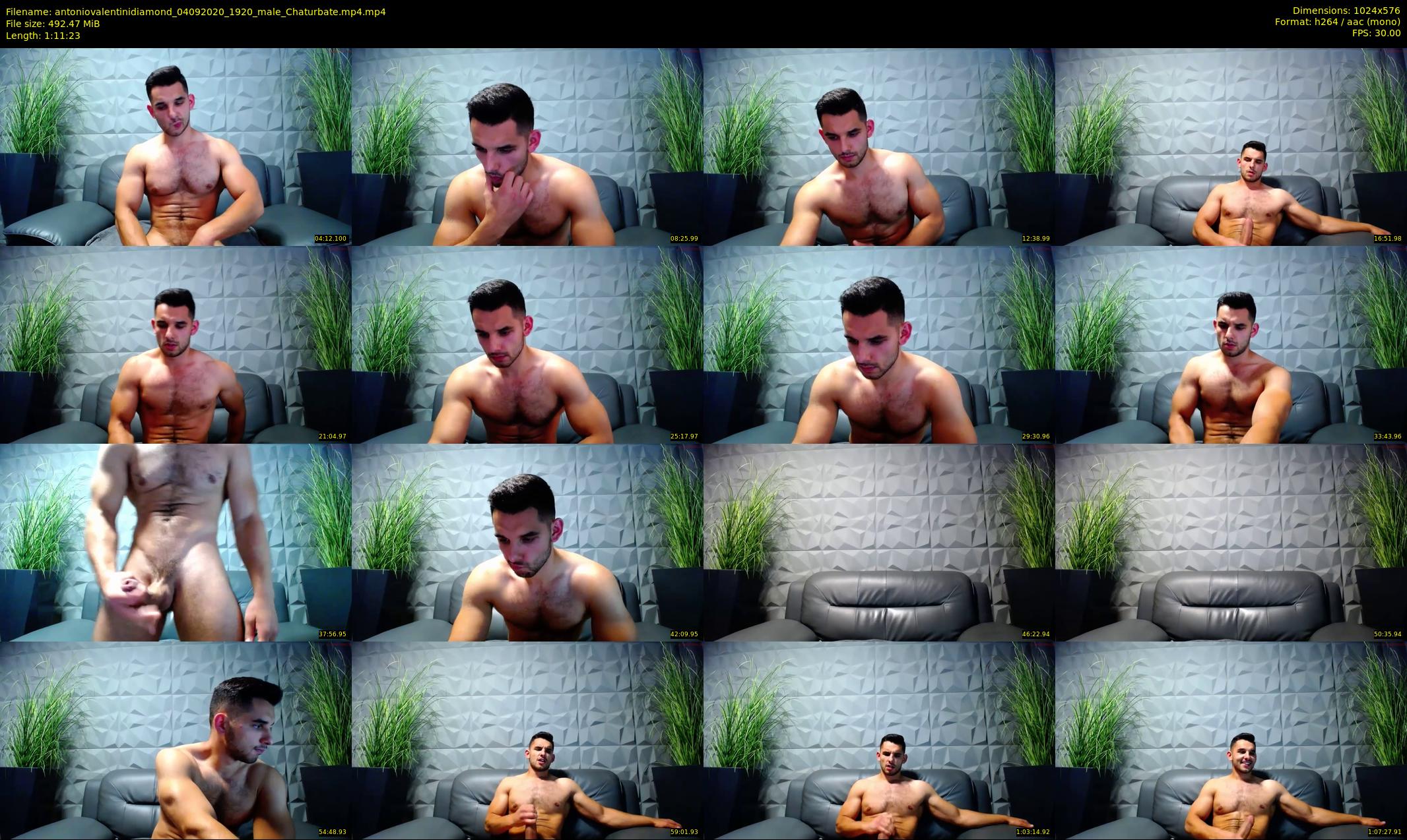 antoniovalentinidiamond — 72 minute Chaturbate male cam show recording, 480p, Sep 4, 2020