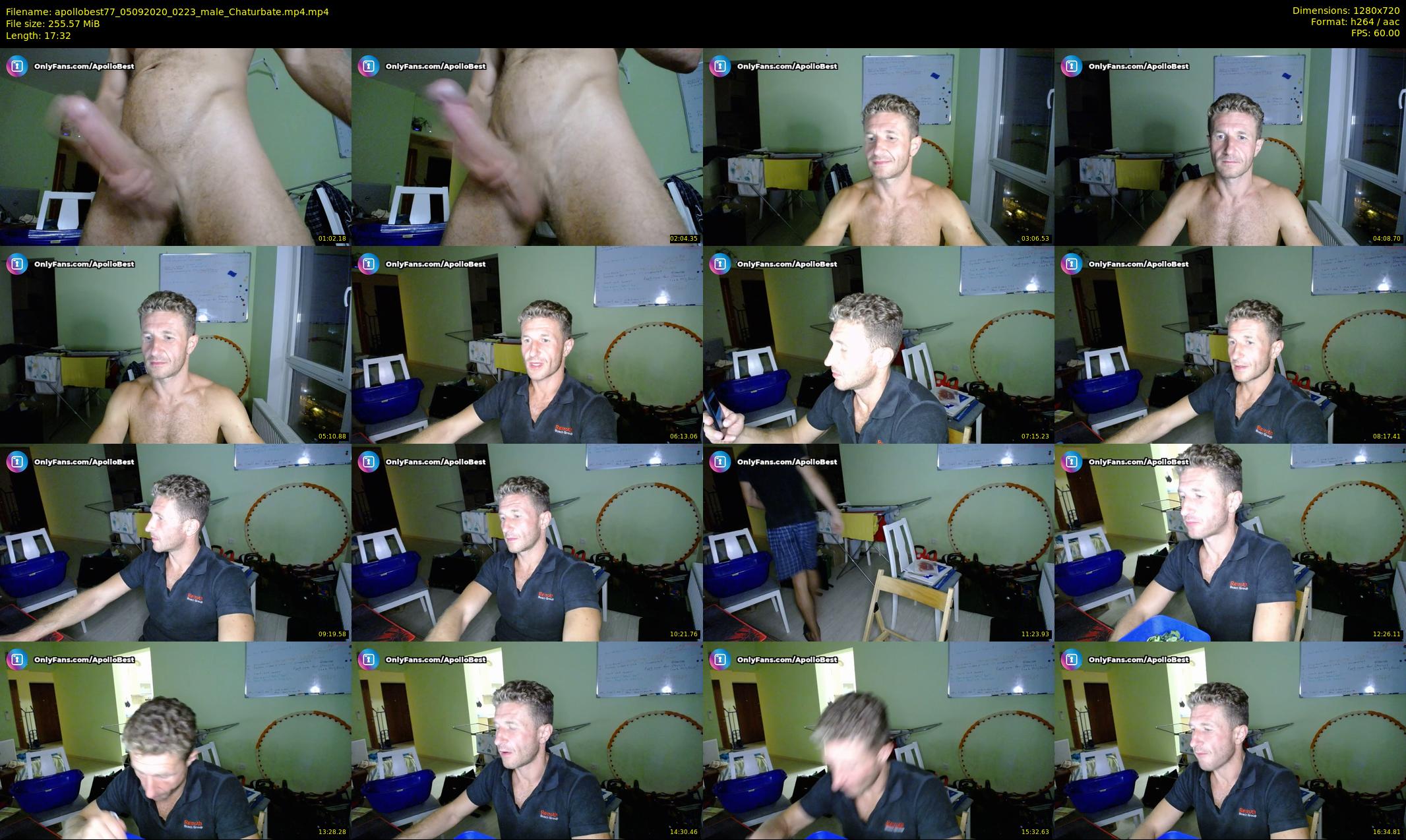 apollobest77 — 18 minute Chaturbate male cam show recording, 720p, Sep 5, 2020