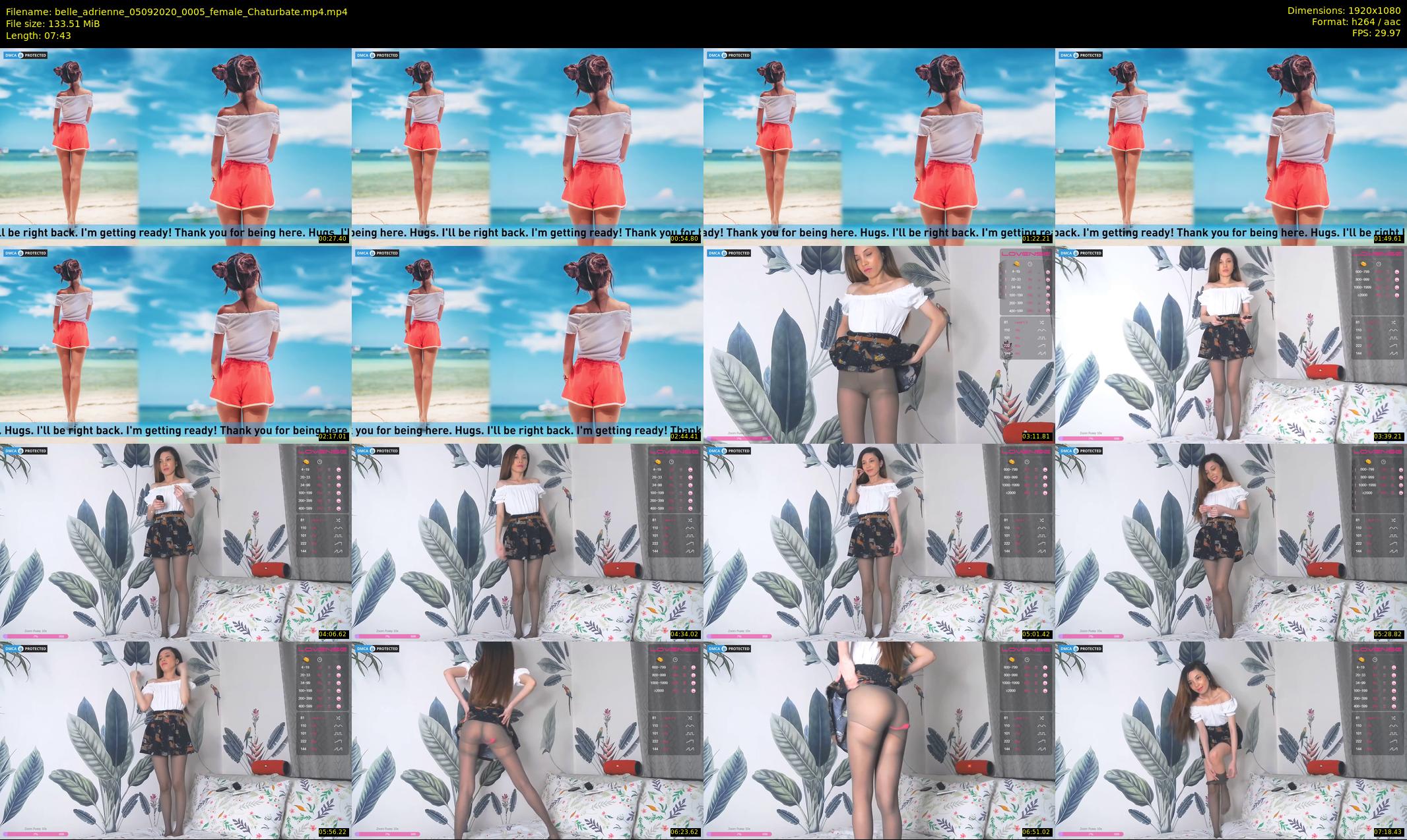 belle_adrienne — 8 minute Chaturbate couple cam show recording, 1080p, Sep 5, 2020
