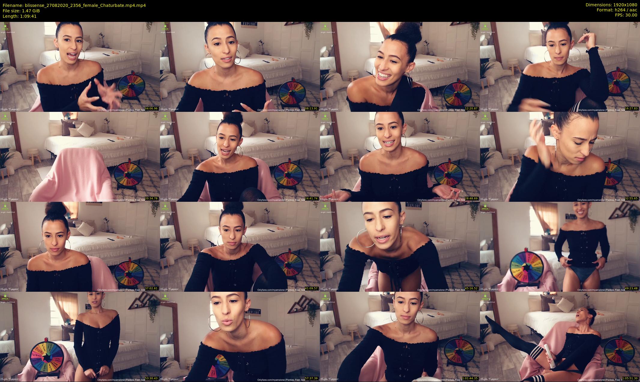 blissense — 70 minute Chaturbate female cam show recording, 1080p, Aug 27, 2020
