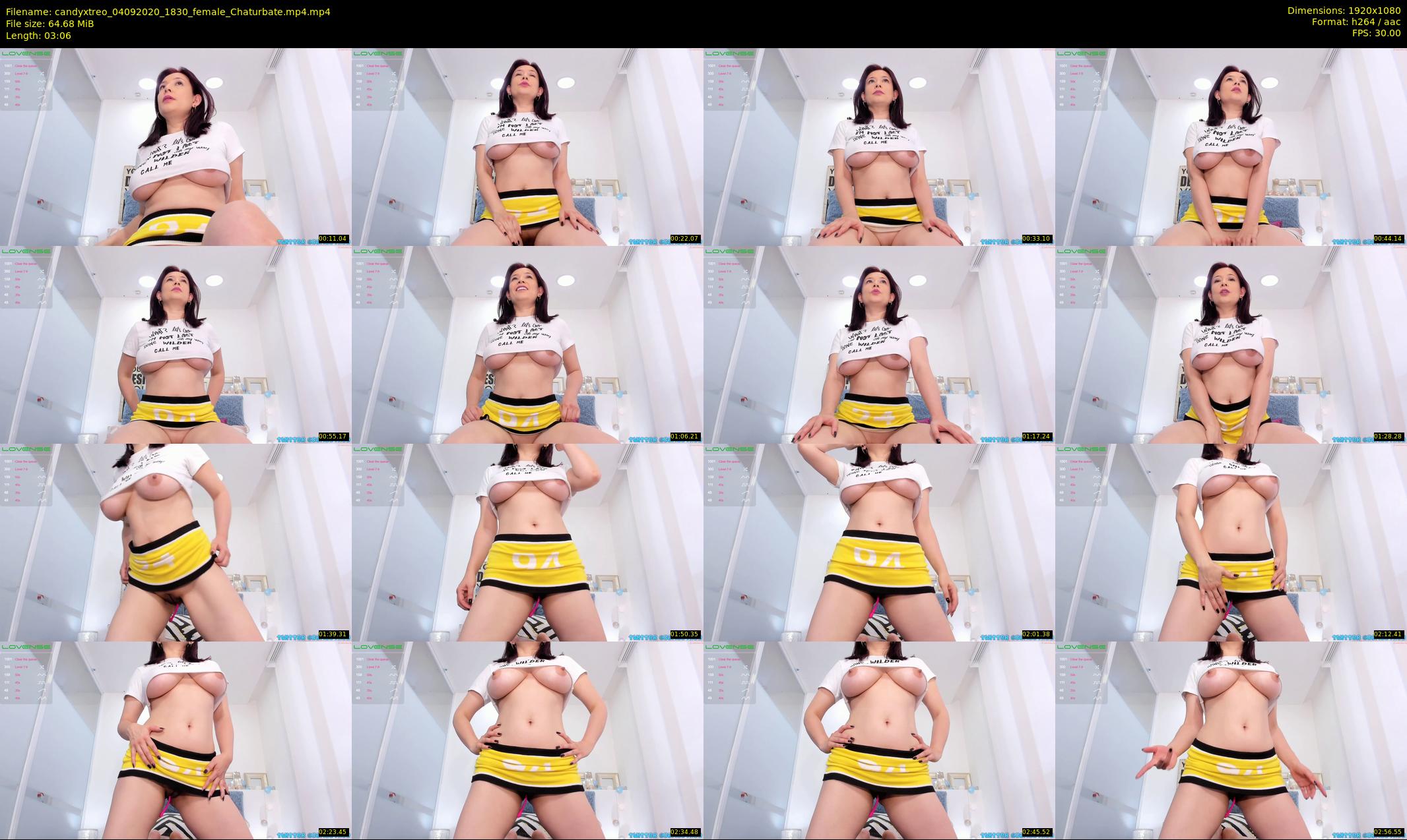 candyxtreo — 4 minute Chaturbate couple cam show recording, 1080p, Sep 4, 2020