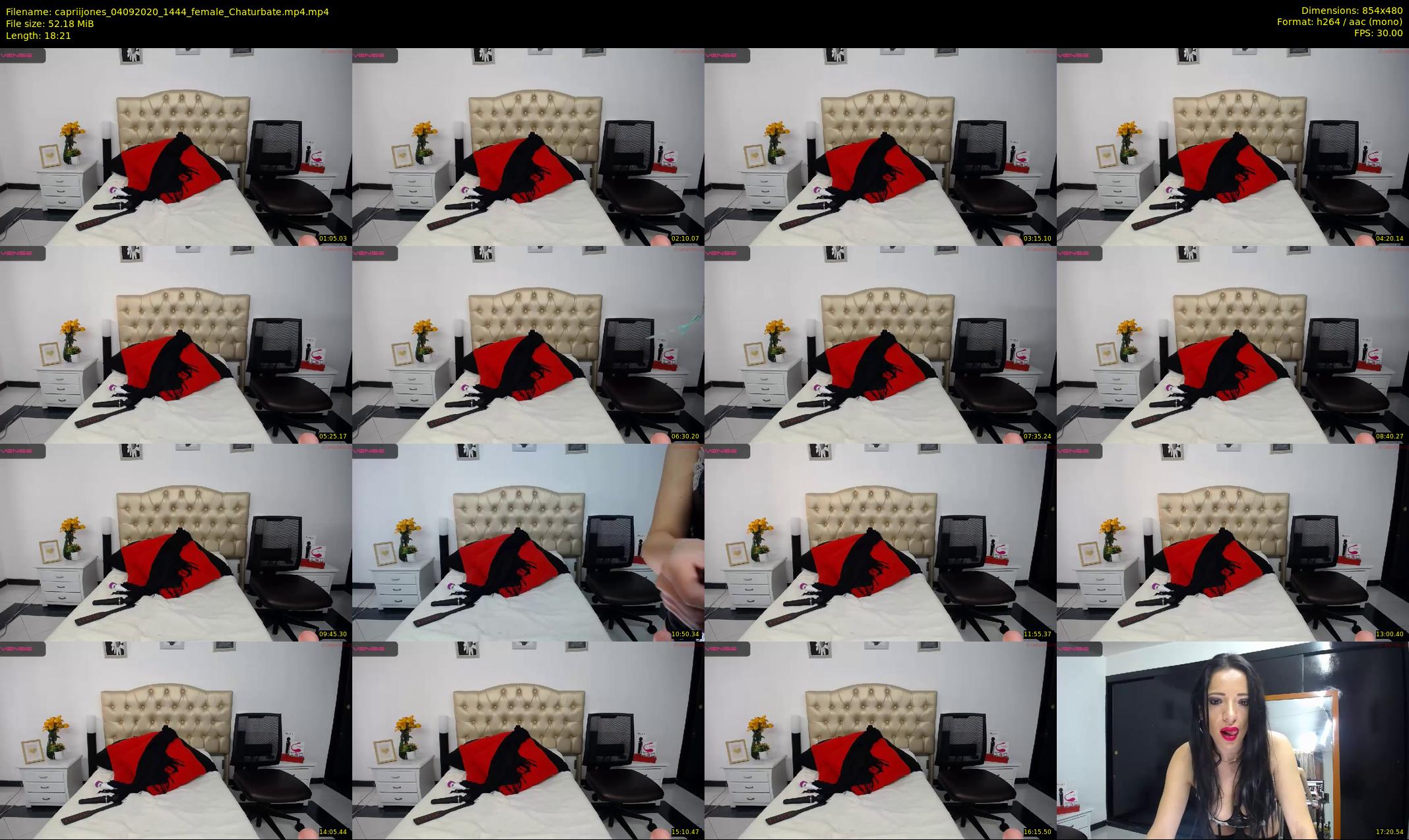 capriijones — 19 minute Chaturbate female cam show recording, 480p, Sep 4, 2020