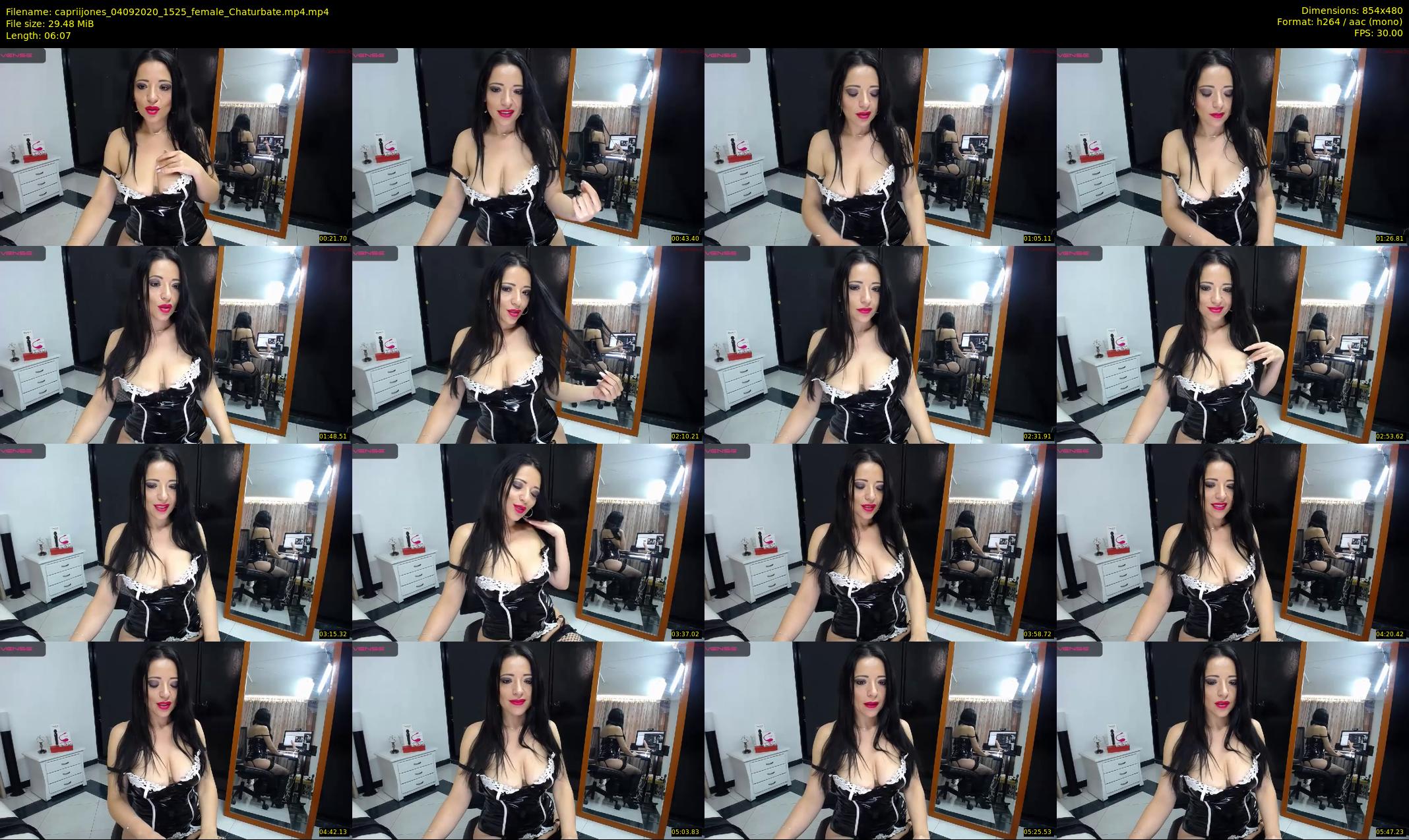 capriijones — 7 minute Chaturbate female cam show recording, 480p, Sep 4, 2020