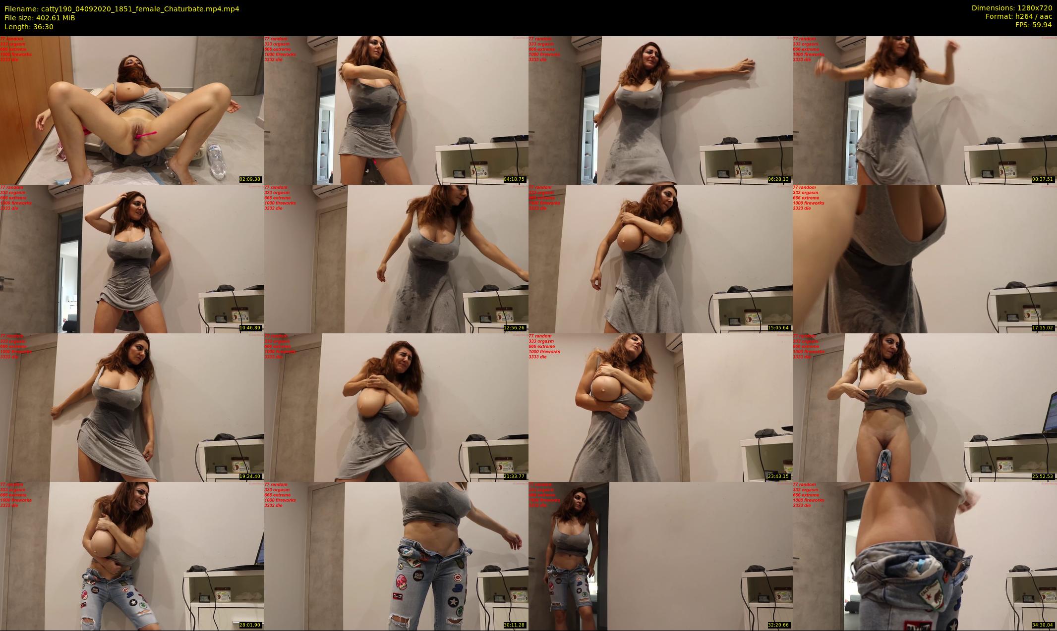 catty190 — 37 minute Chaturbate female cam show recording, 720p, Sep 4, 2020