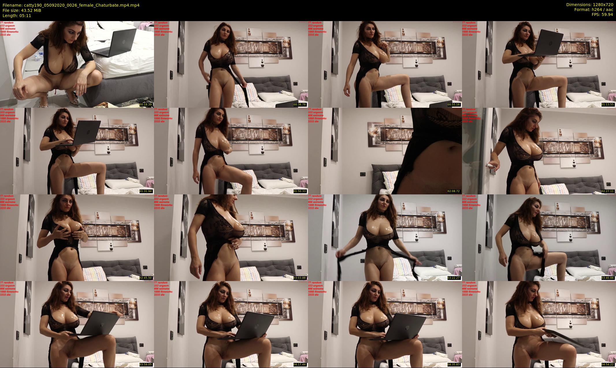 catty190 — 6 minute Chaturbate female cam show recording, 720p, Sep 5, 2020