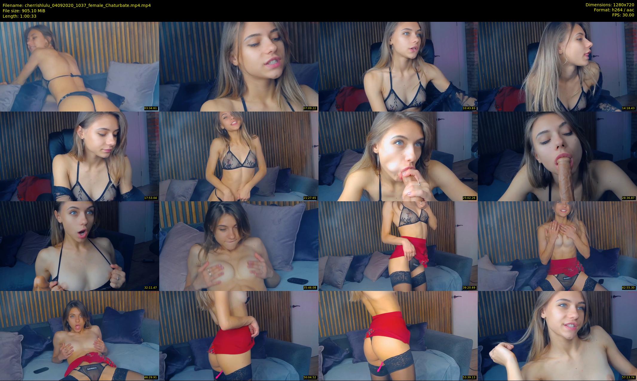 cherrishlulu — 61 minute Chaturbate female cam show recording, 720p, Sep 4, 2020
