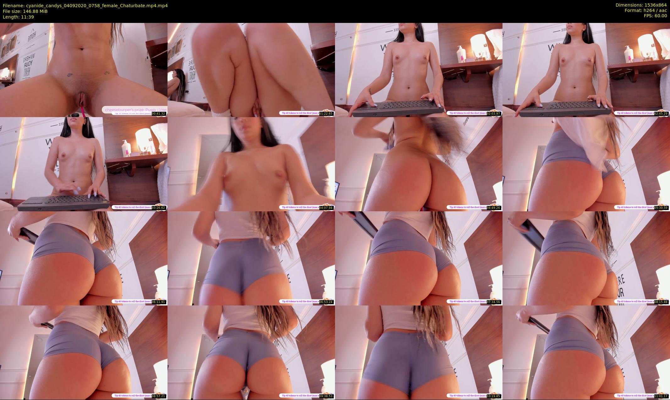 cyanide_candys — 12 minute Chaturbate female cam show recording, 720p, Sep 4, 2020