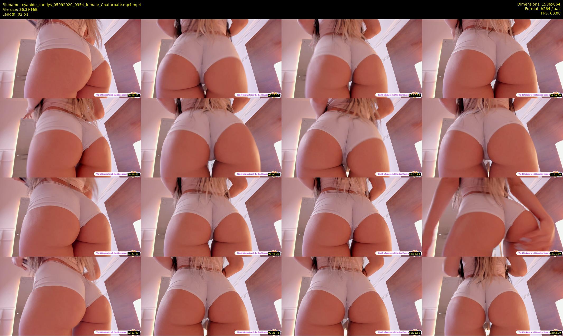 cyanide_candys — 3 minute Chaturbate female cam show recording, 720p, Sep 5, 2020
