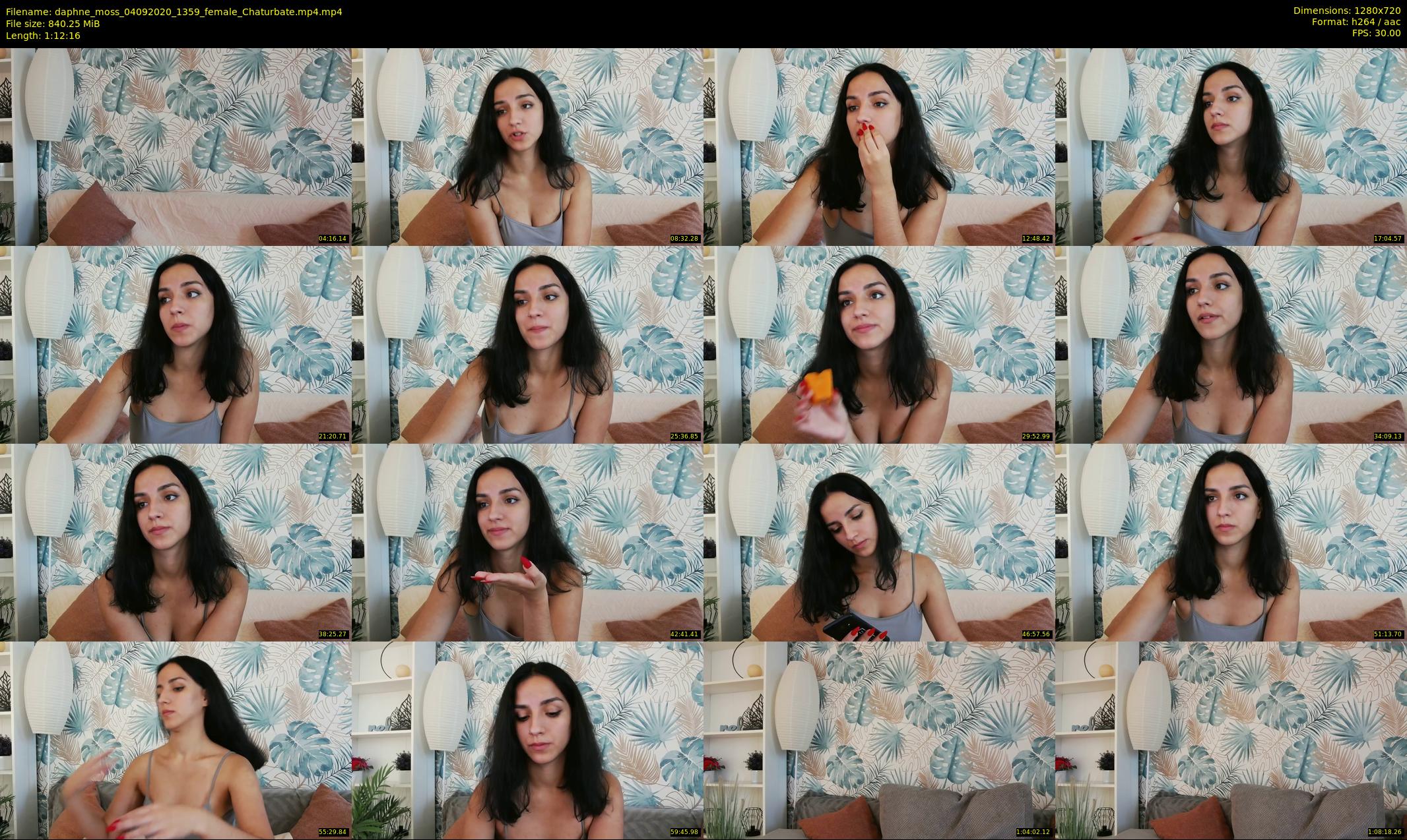 daphne_moss — 73 minute Chaturbate female cam show recording, 720p, Sep 4, 2020