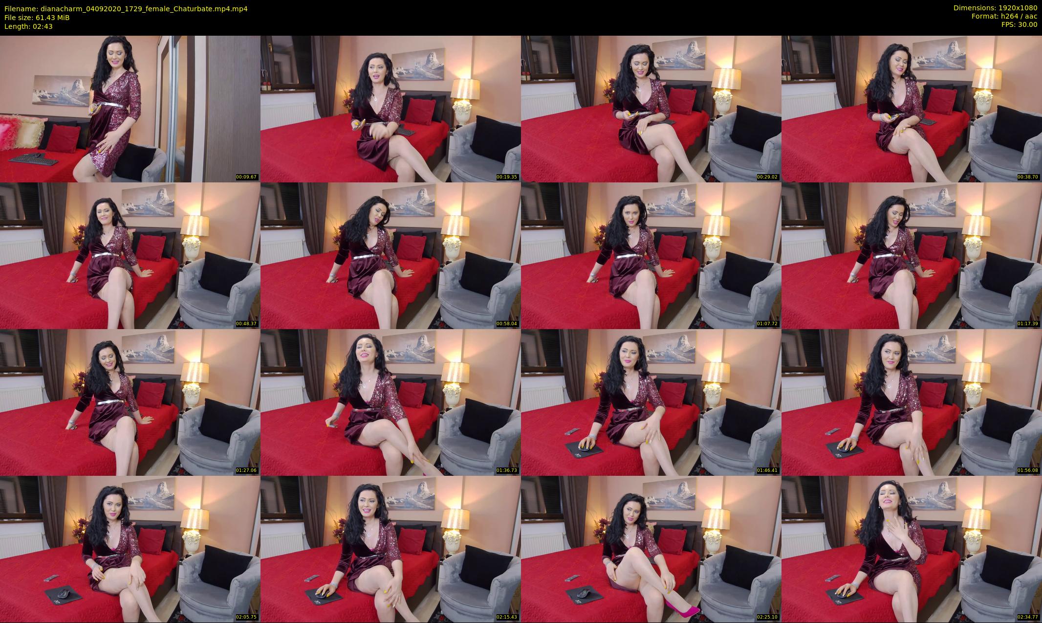 dianacharm — 3 minute Chaturbate female cam show recording, 1080p, Sep 4, 2020