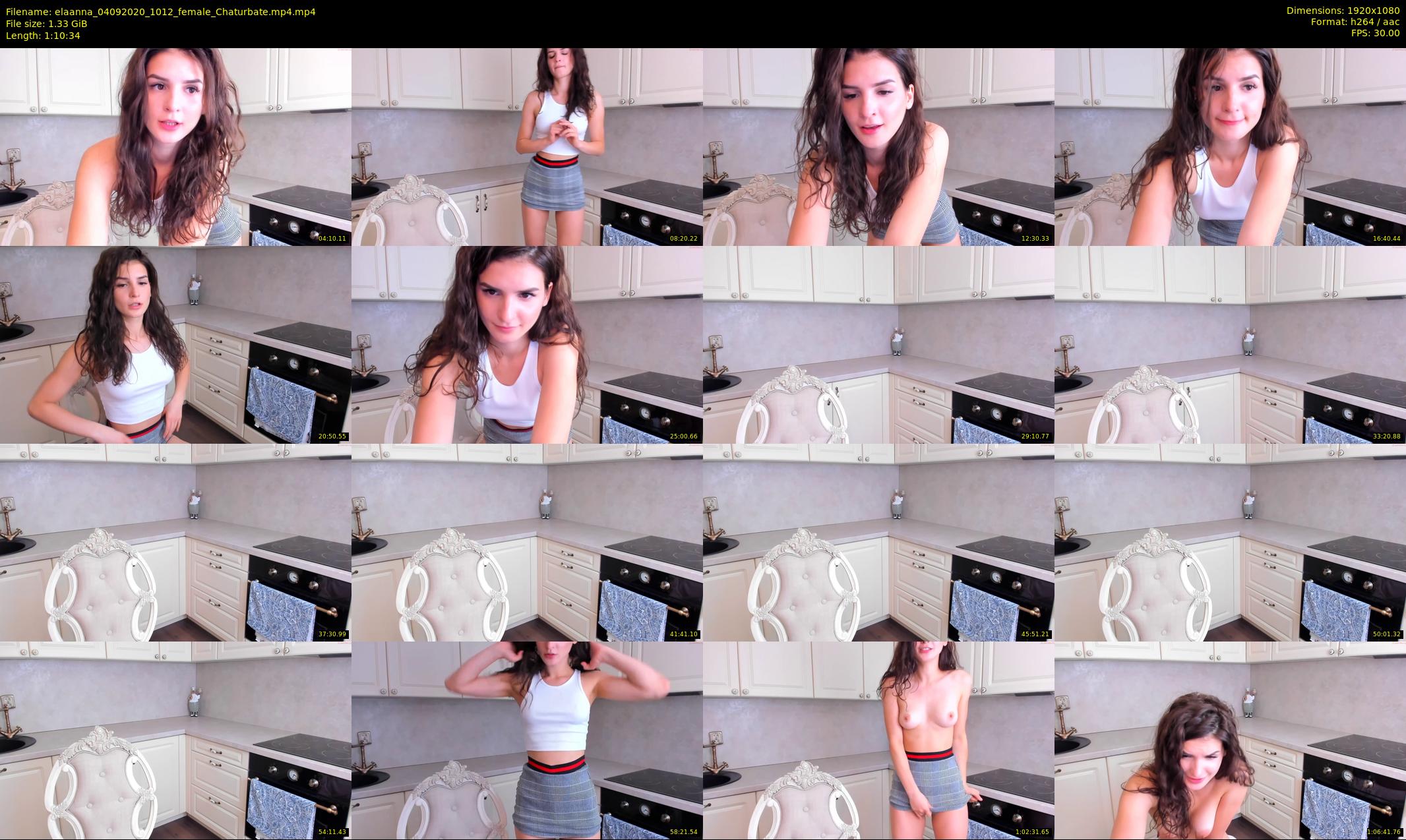 elaanna — 71 minute Chaturbate female cam show recording, 1080p, Sep 4, 2020