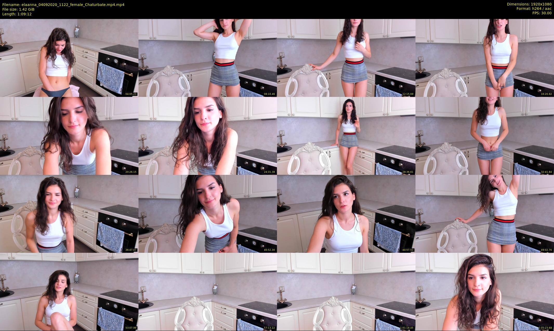 elaanna — 70 minute Chaturbate female cam show recording, 1080p, Sep 4, 2020