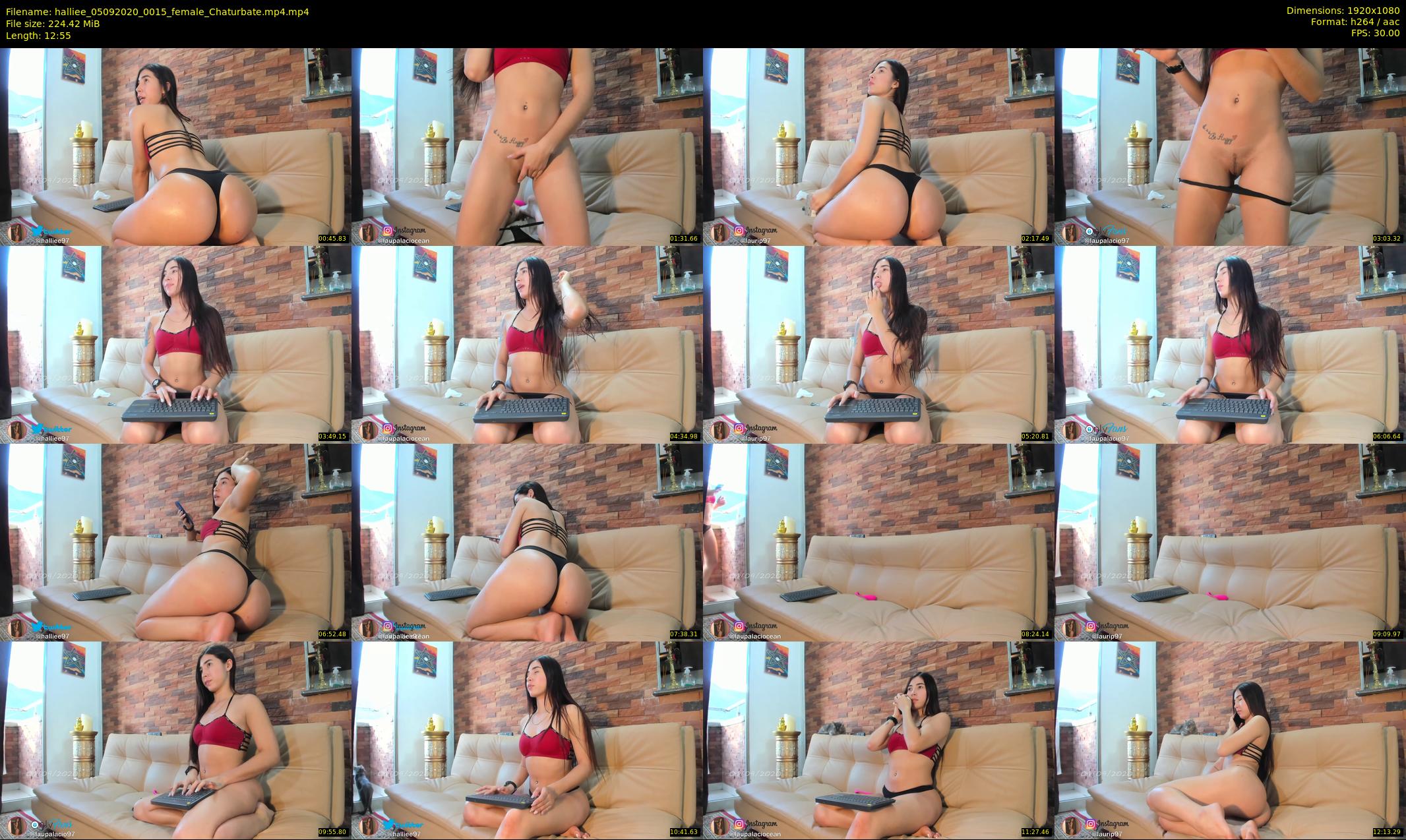 halliee — 13 minute Chaturbate couple cam show recording, 1080p, Sep 5, 2020