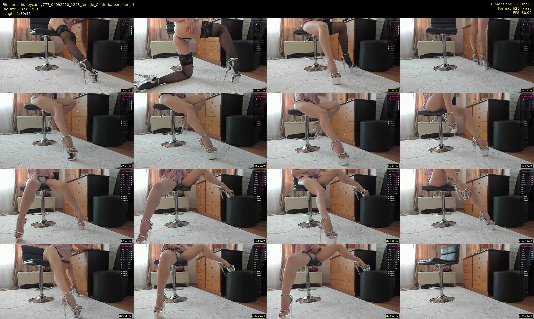 honeycandy777 — 100 minute Chaturbate couple cam show recording, 720p, Sep 4, 2020