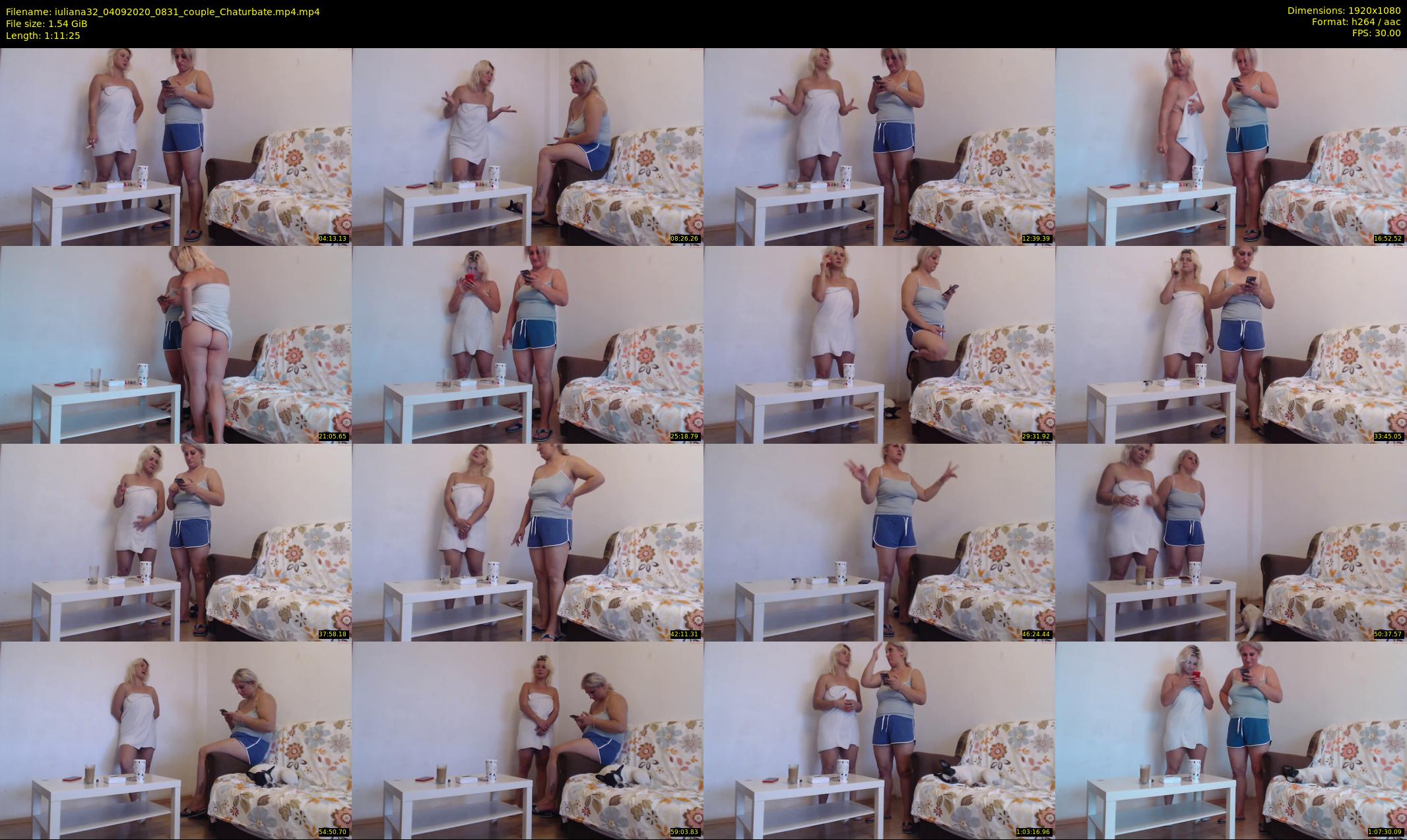 iuliana32 — 72 minute Chaturbate couple cam show recording, 1080p, Sep 4, 2020