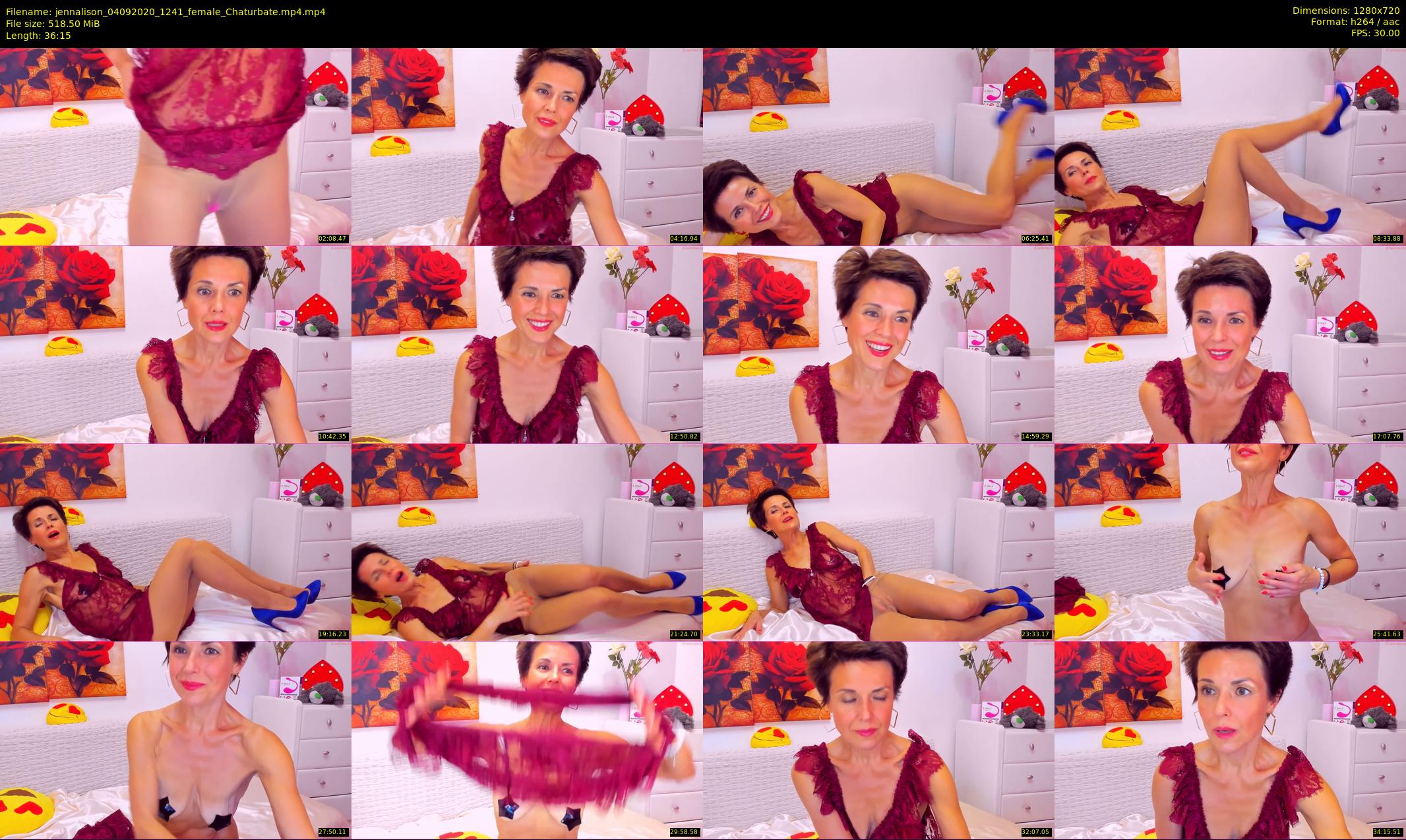 jennalison — 37 minute Chaturbate female cam show recording, 720p, Sep 4, 2020