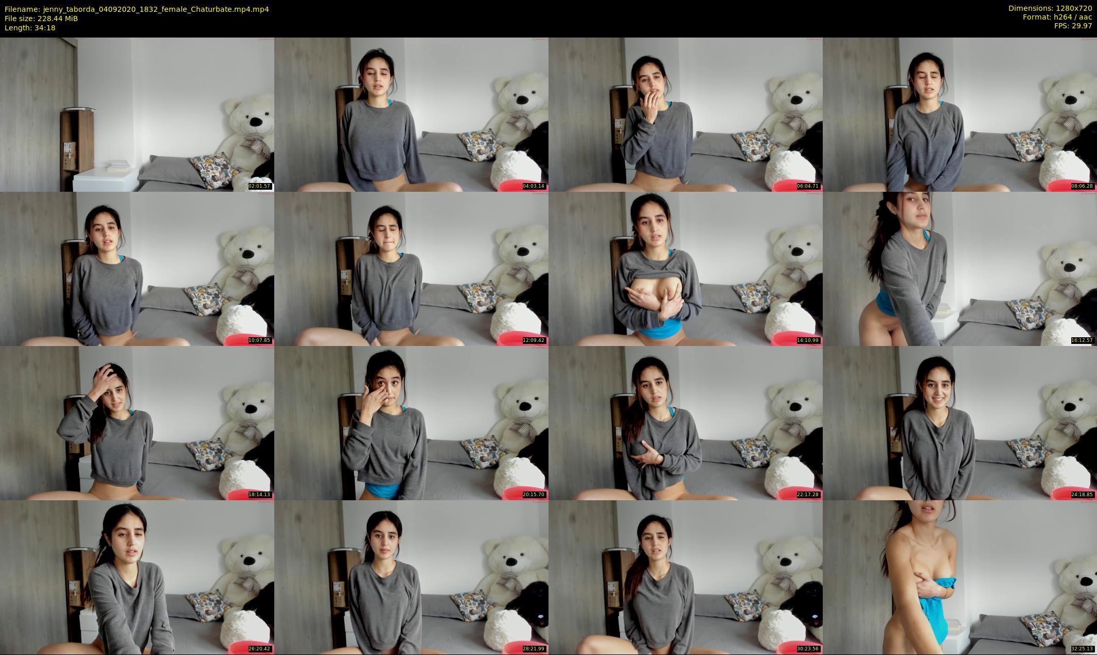 jenny_taborda — 35 minute Chaturbate female cam show recording, 720p, Sep 4, 2020