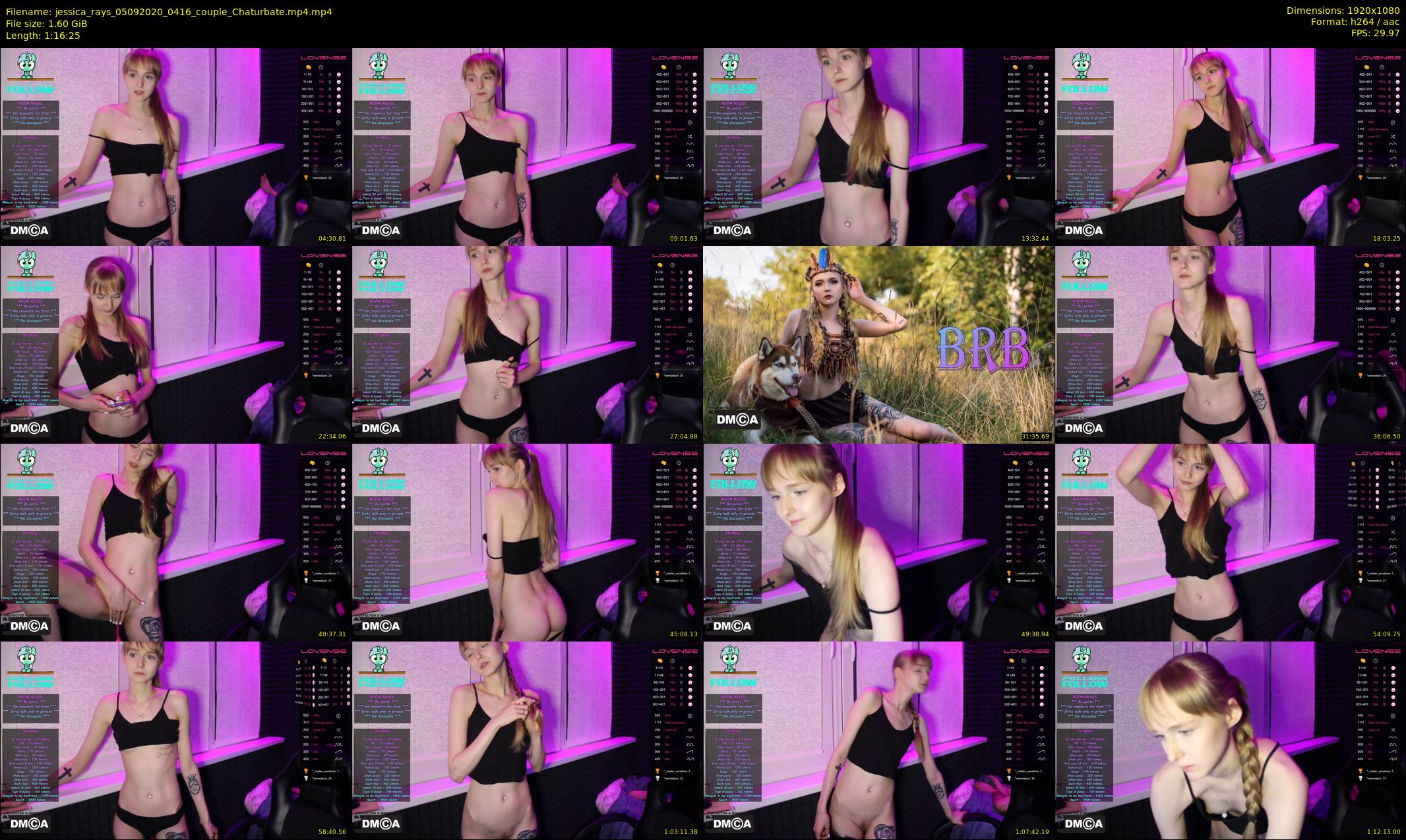 jessica_rays — 77 minute Chaturbate couple cam show recording, 1080p, Sep 5, 2020