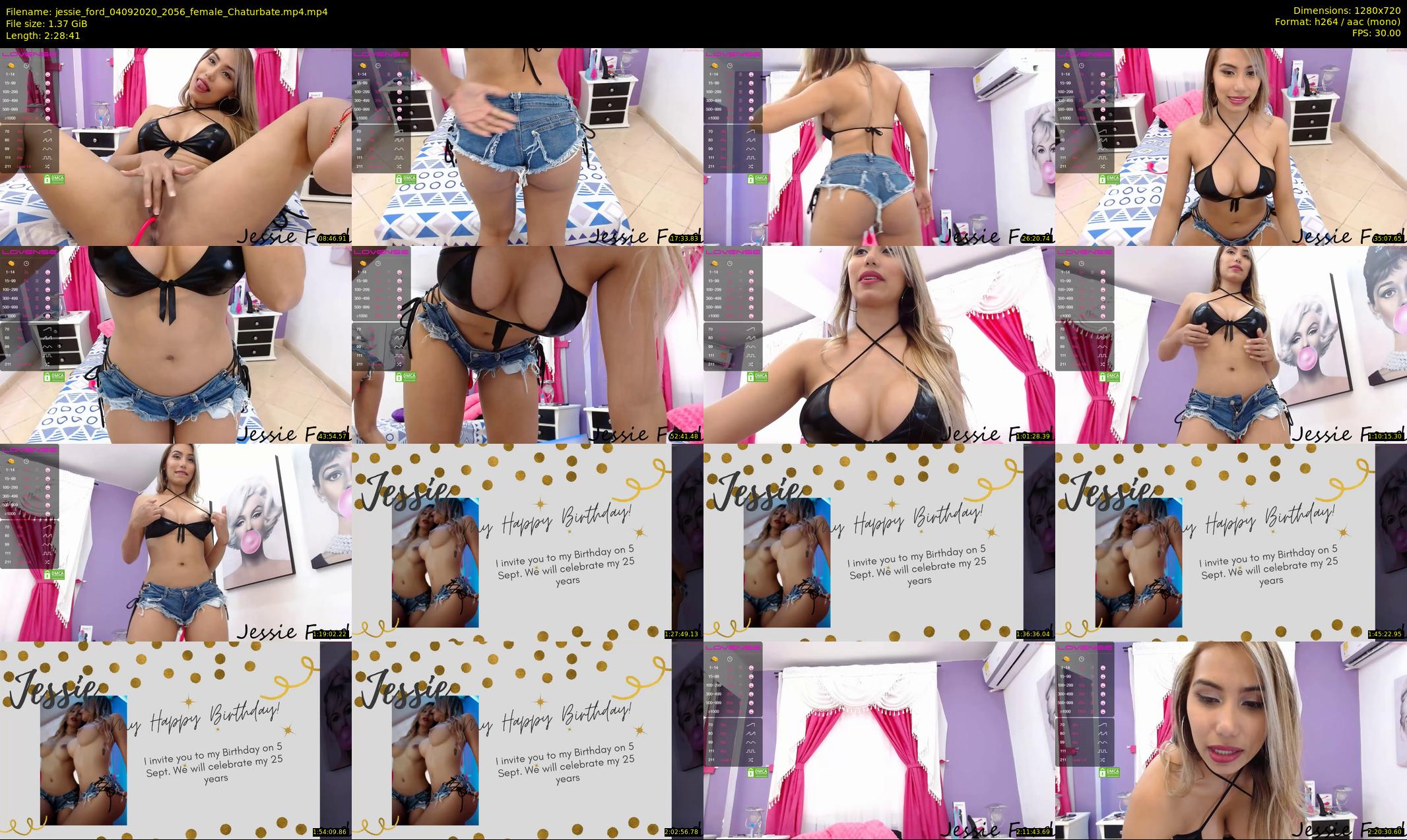 jessie_ford — 149 minute Chaturbate female cam show recording, 720p, Sep 4, 2020