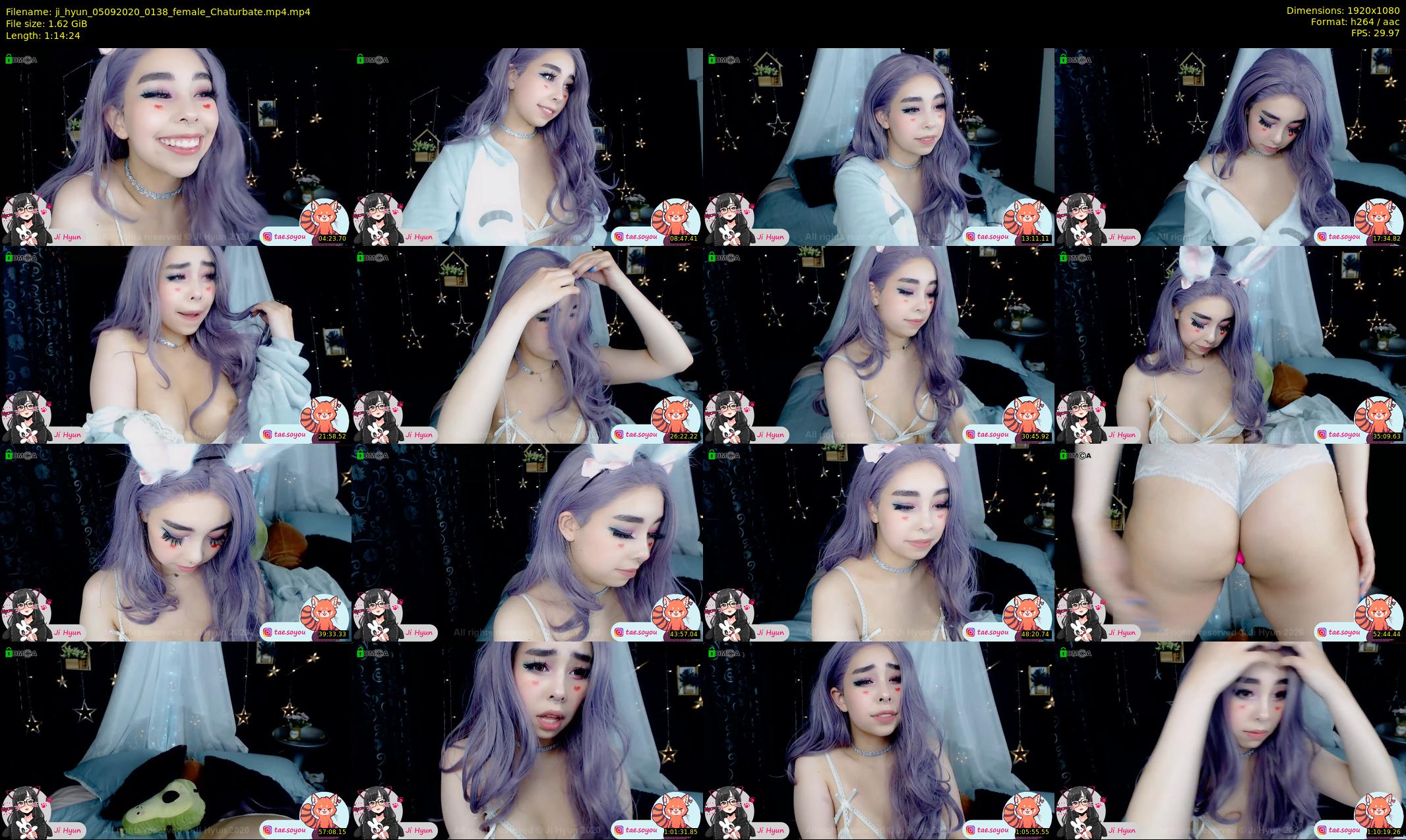 ji_hyun — 75 minute Chaturbate female cam show recording, 1080p, Sep 5, 2020