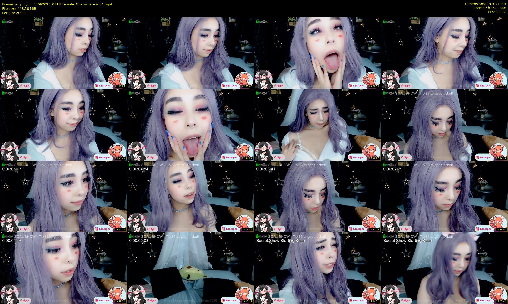 ji_hyun — 21 minute Chaturbate female cam show recording, 1080p, Sep 5, 2020