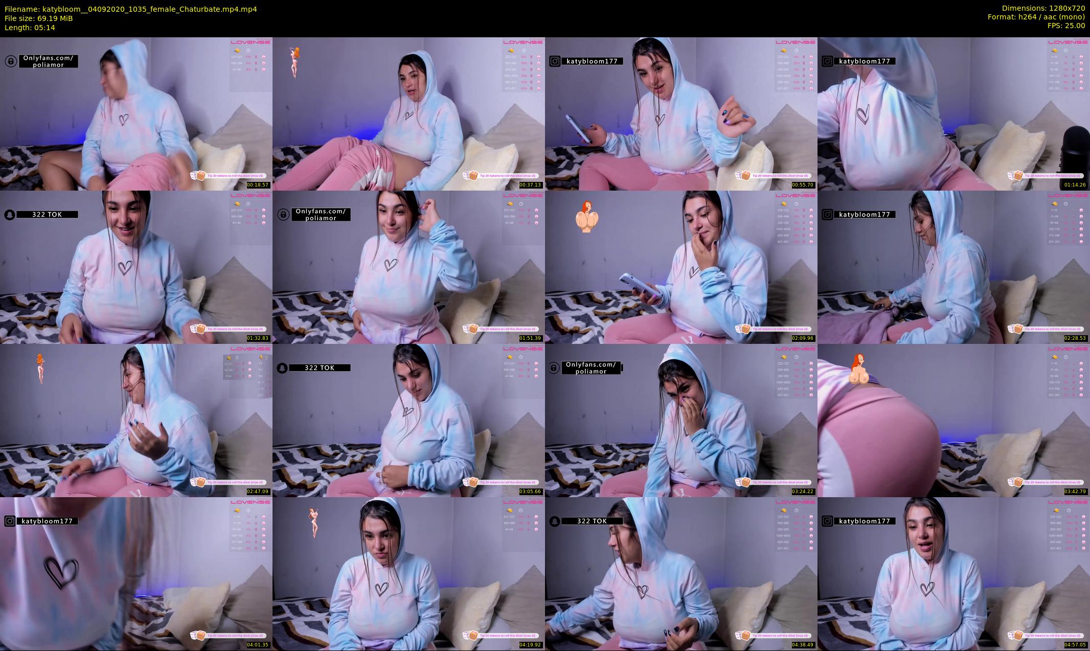 katybloom_ — 6 minute Chaturbate female cam show recording, 720p, Sep 4, 2020