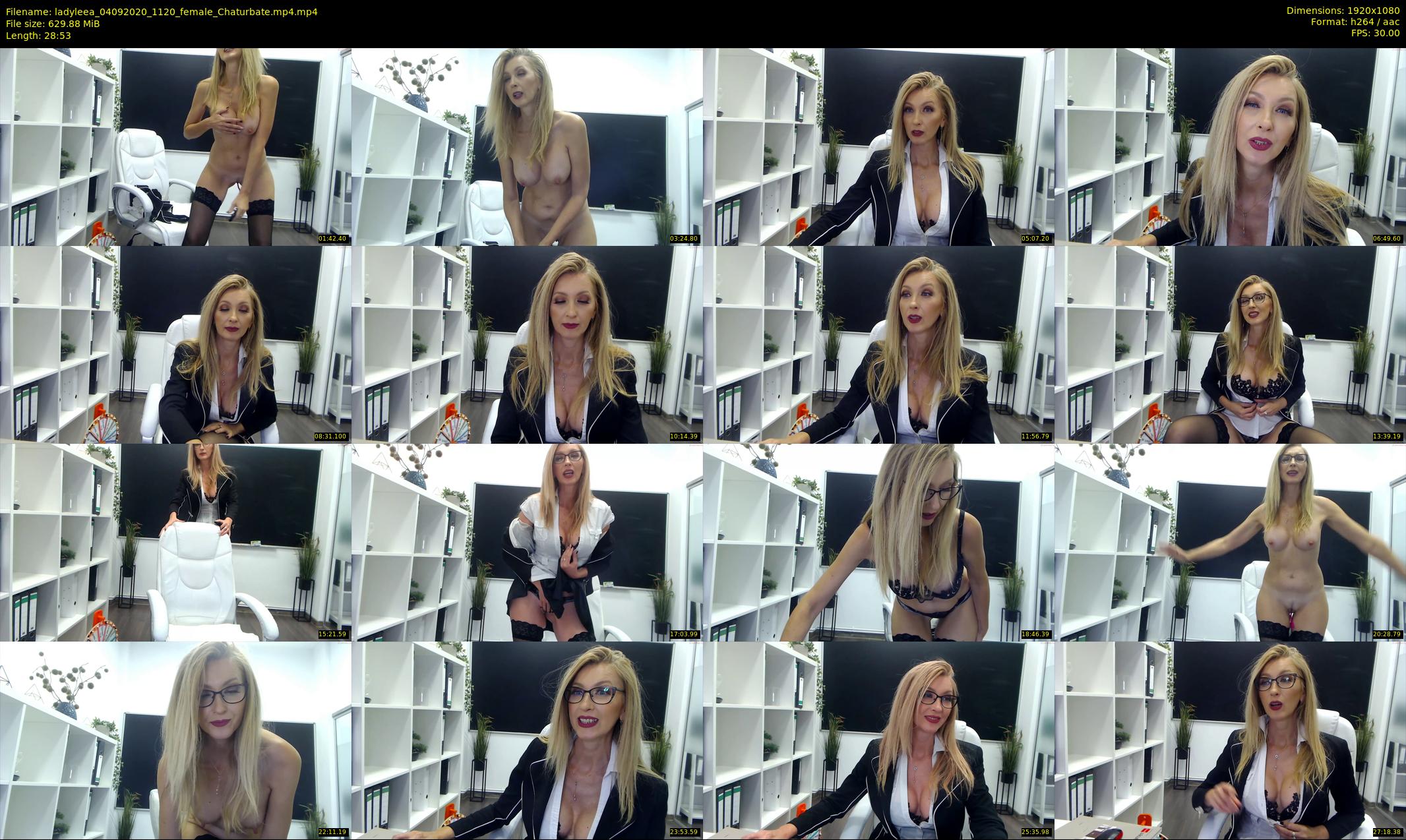 ladyleea — 29 minute Chaturbate female cam show recording, 1080p, Sep 4, 2020