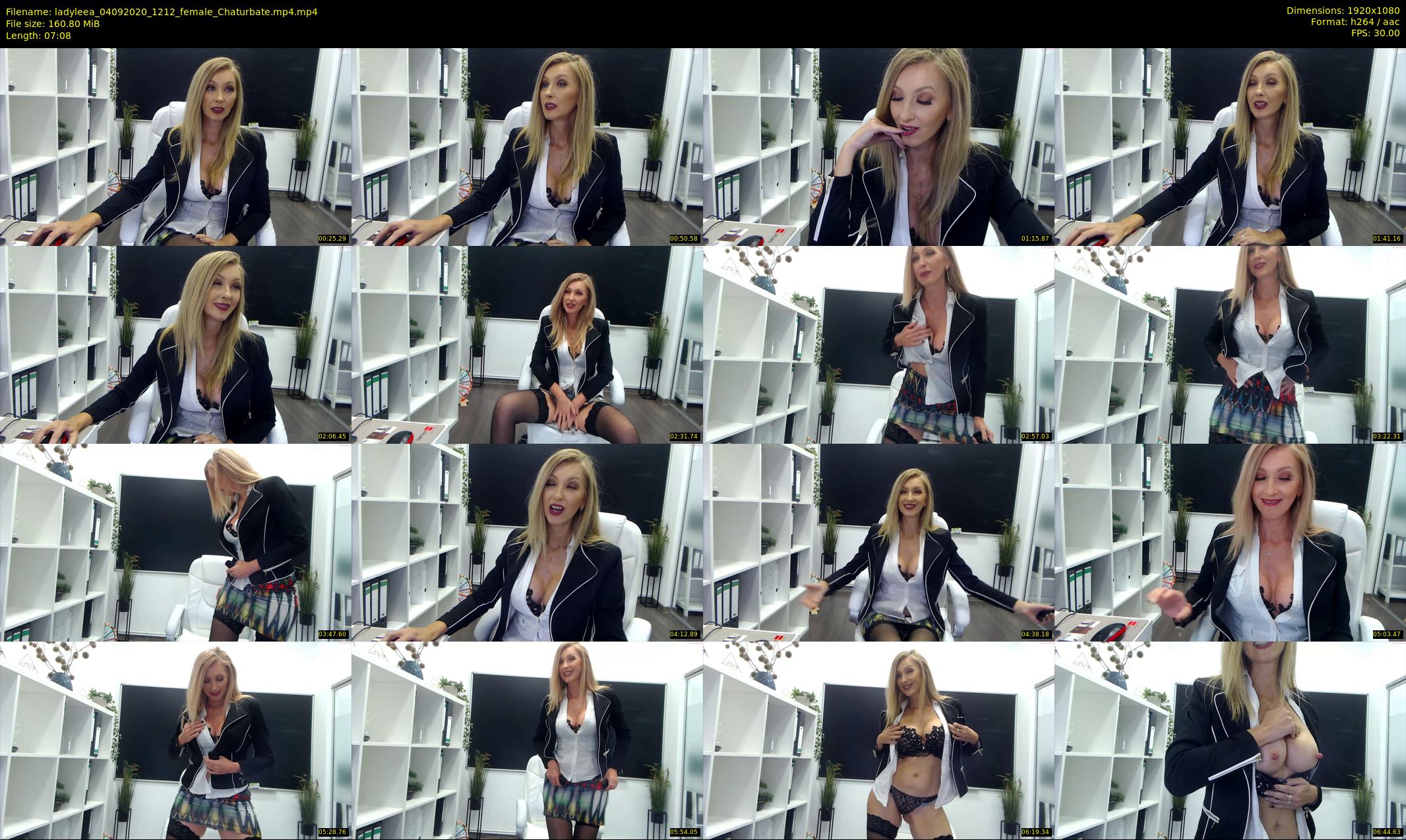 ladyleea — 8 minute Chaturbate female cam show recording, 1080p, Sep 4, 2020