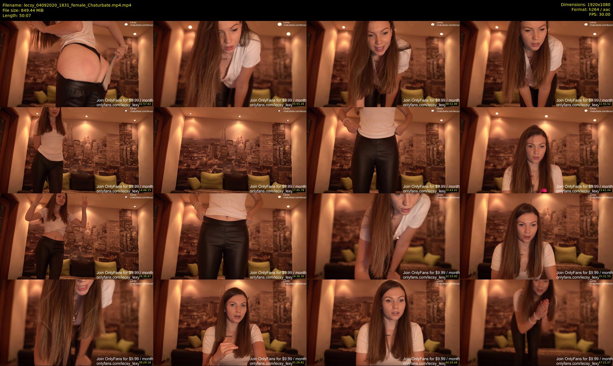 lecsy — 51 minute Chaturbate female cam show recording, 1080p, Sep 4, 2020