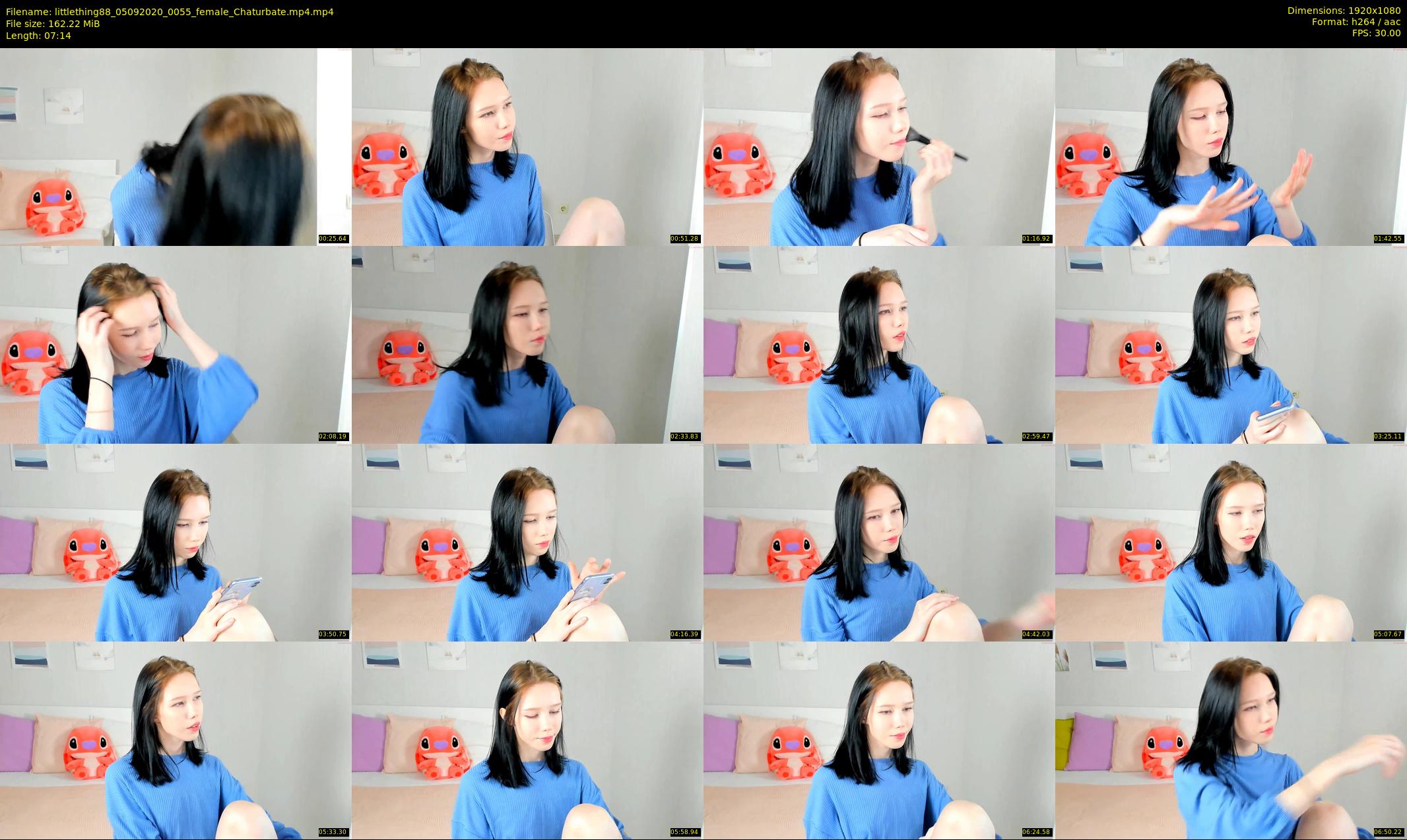 littlething88 — 8 minute Chaturbate female cam show recording, 1080p, Sep 5, 2020