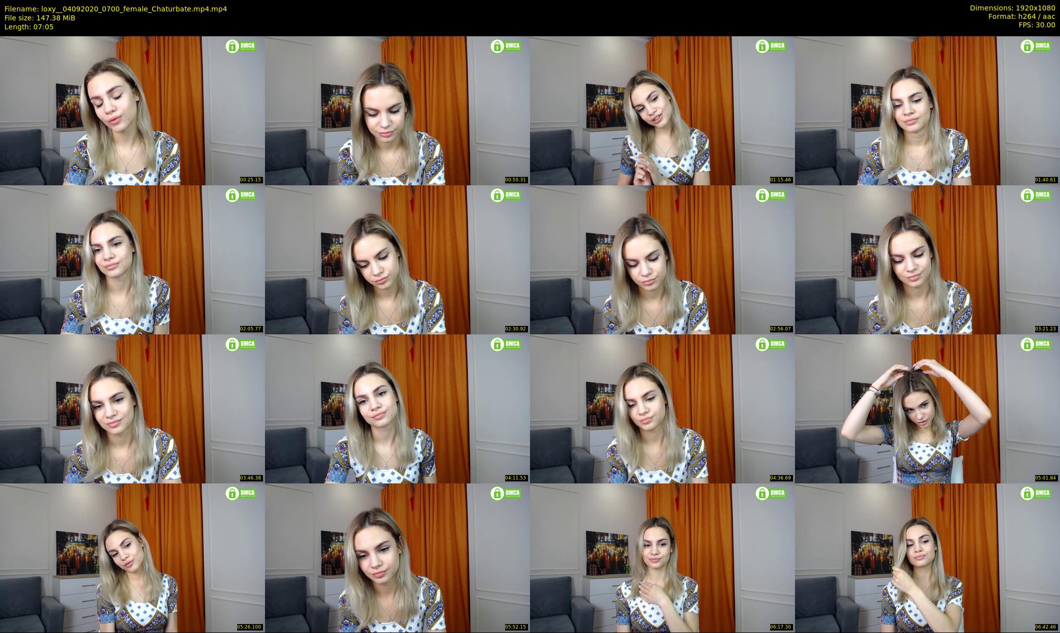 loxy_ — 8 minute Chaturbate female cam show recording, 1080p, Sep 4, 2020