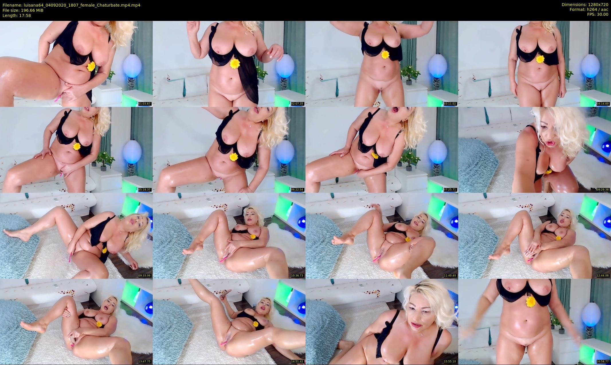 luisana64 — 18 minute Chaturbate female cam show recording, 720p, Sep 4, 2020