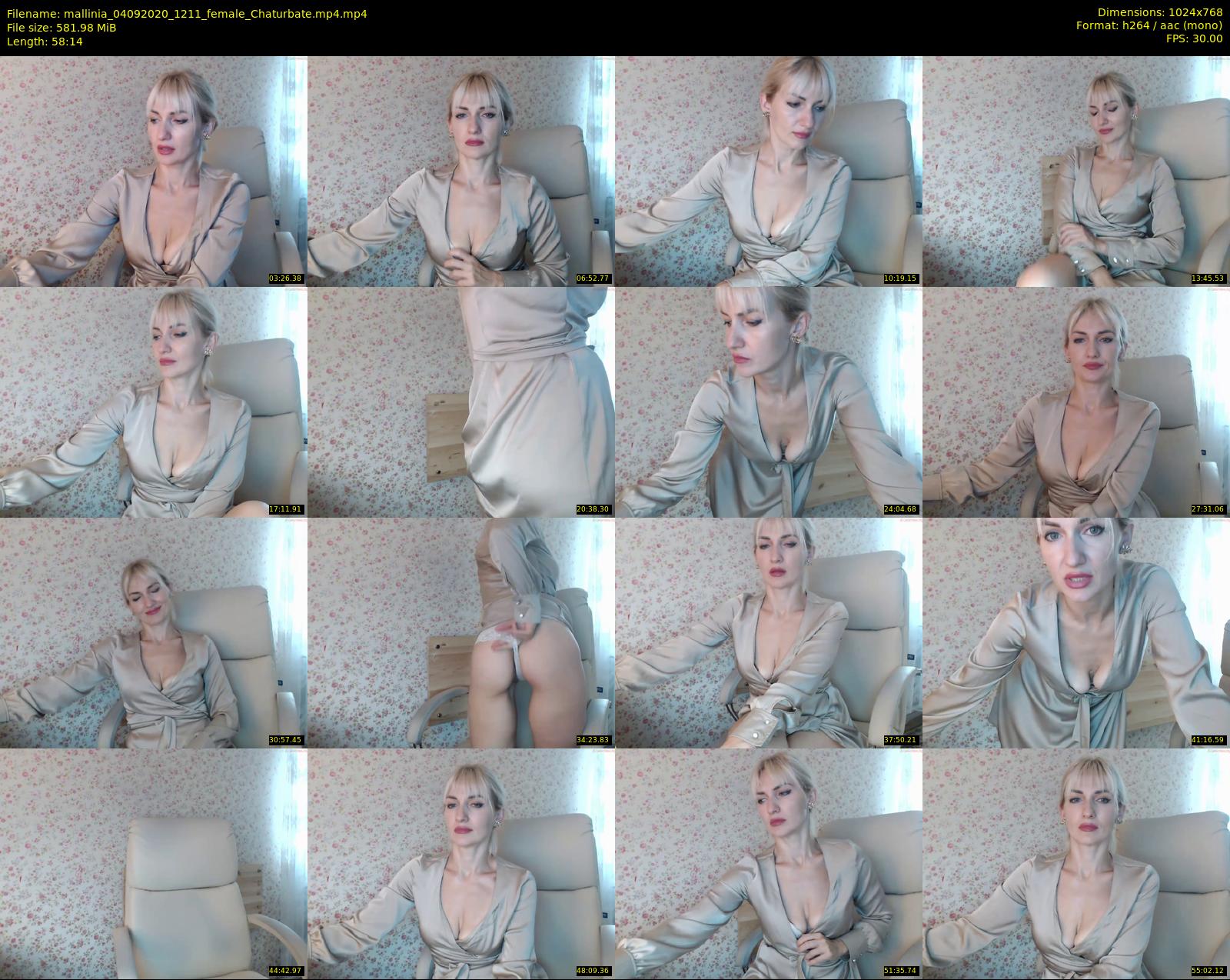 mallinia — 59 minute Chaturbate female cam show recording, 720p, Sep 4, 2020