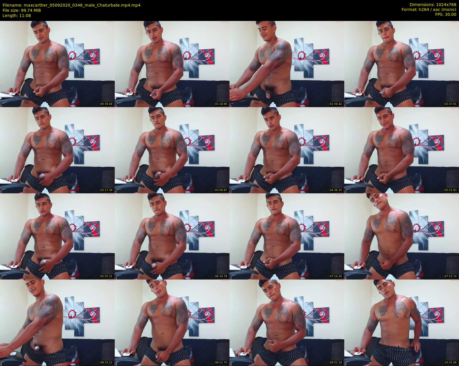 maxcarther — 12 minute Chaturbate male cam show recording, 720p, Sep 5, 2020