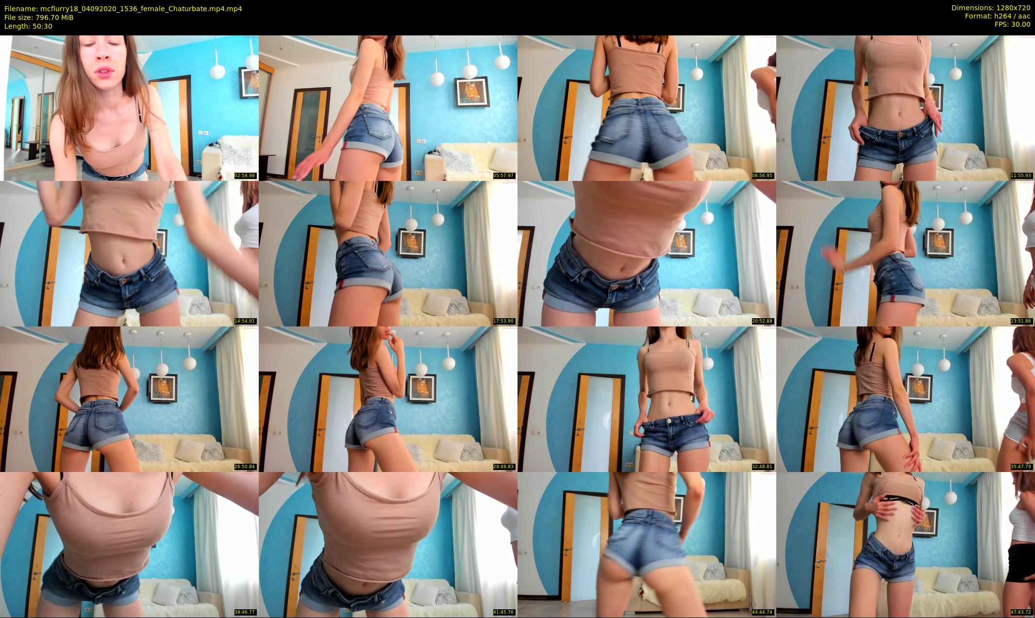 mcflurry18 — 51 minute Chaturbate female cam show recording, 720p, Sep 4, 2020