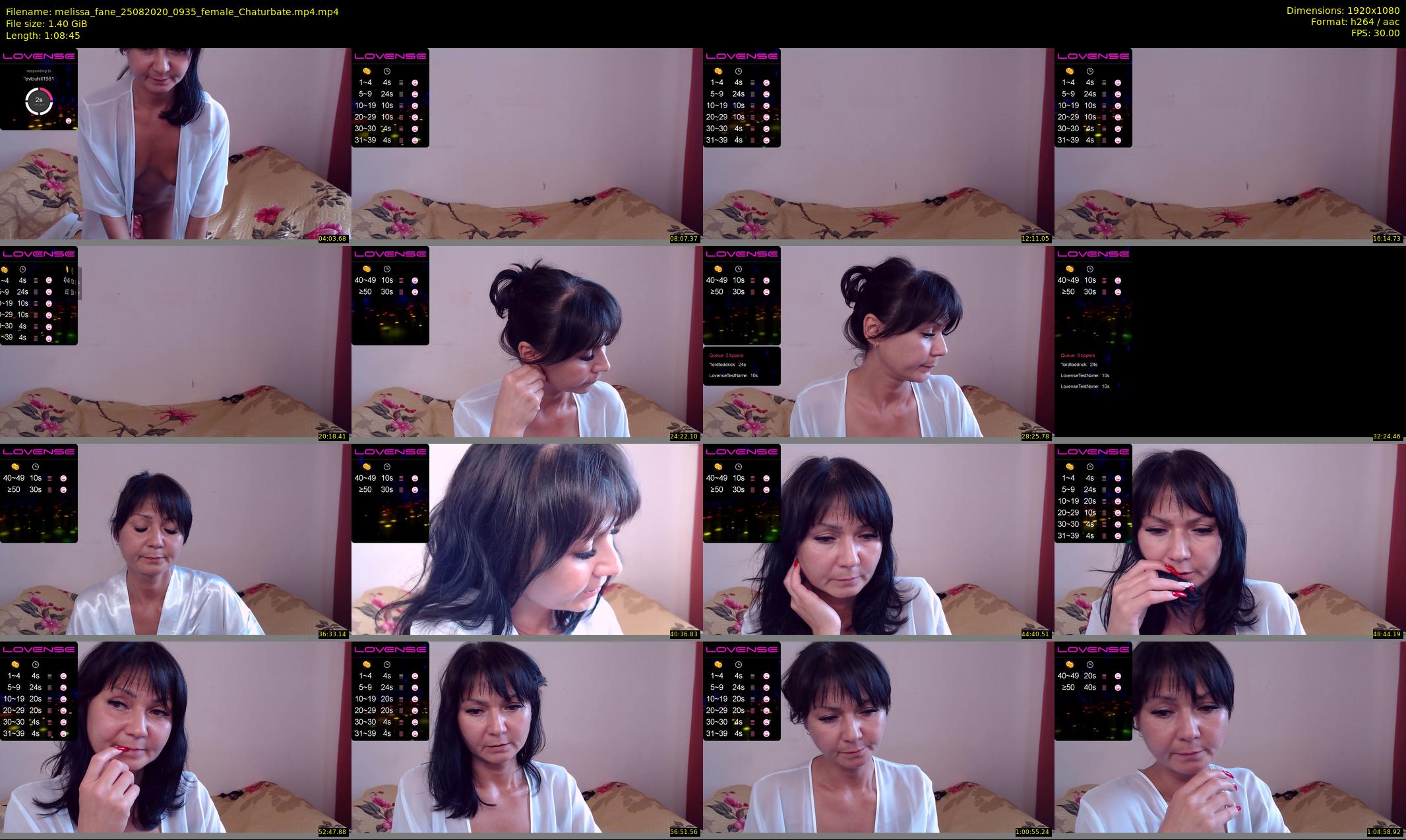 melissa_fane — 69 minute Chaturbate female cam show recording, 1080p, Aug 25, 2020