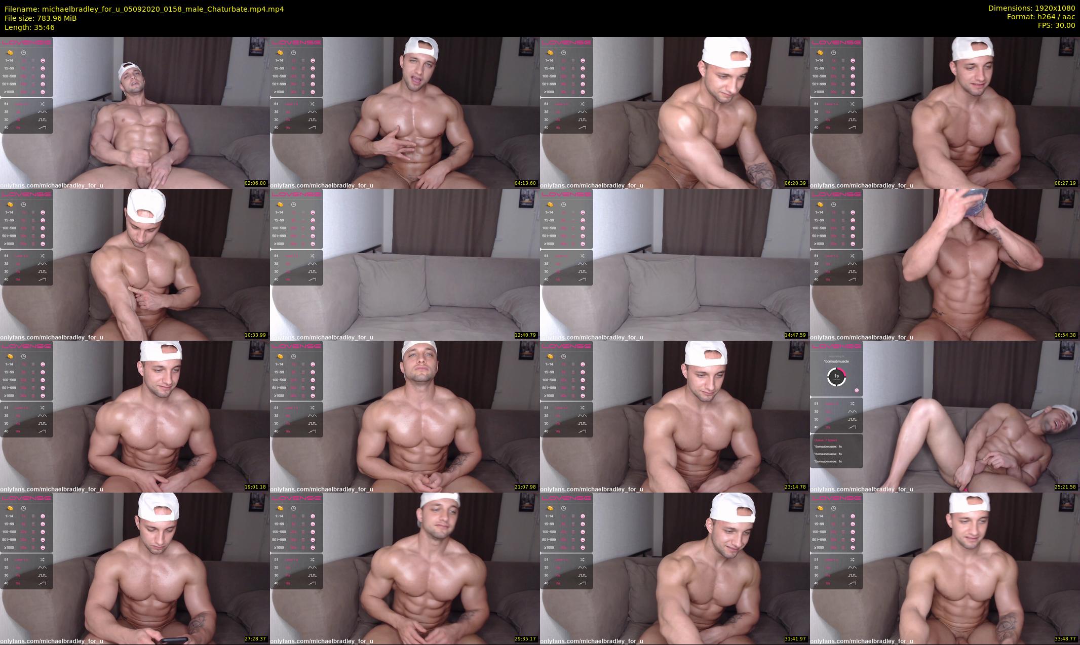 michaelbradley_for_u — 36 minute Chaturbate male cam show recording, 1080p, Sep 5, 2020