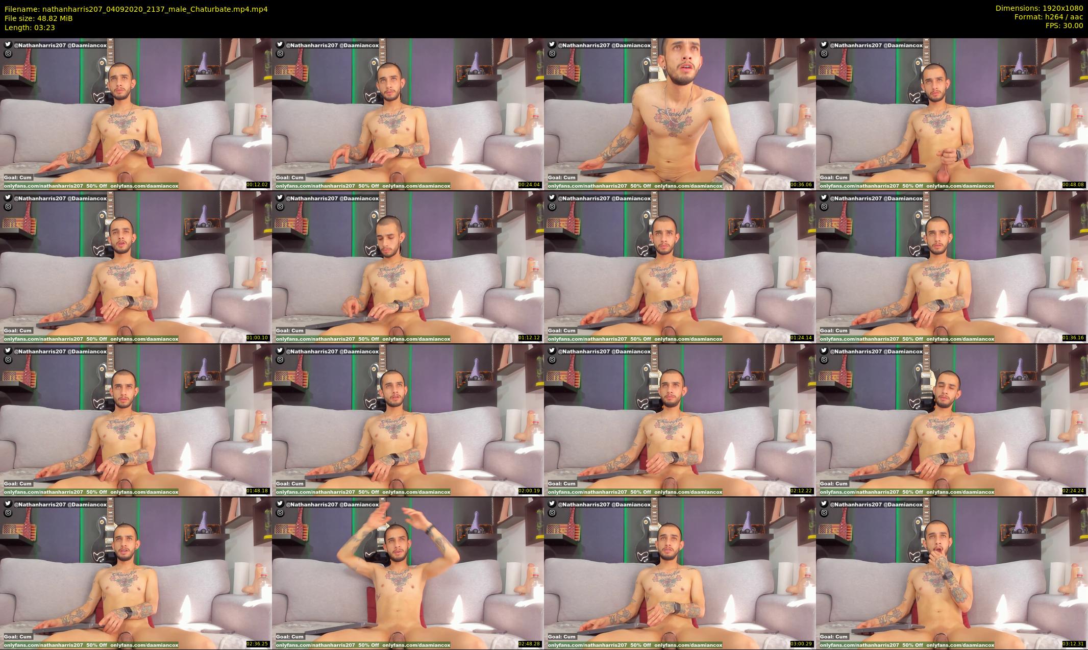 nathanharris207 — 4 minute Chaturbate male cam show recording, 1080p, Sep 4, 2020