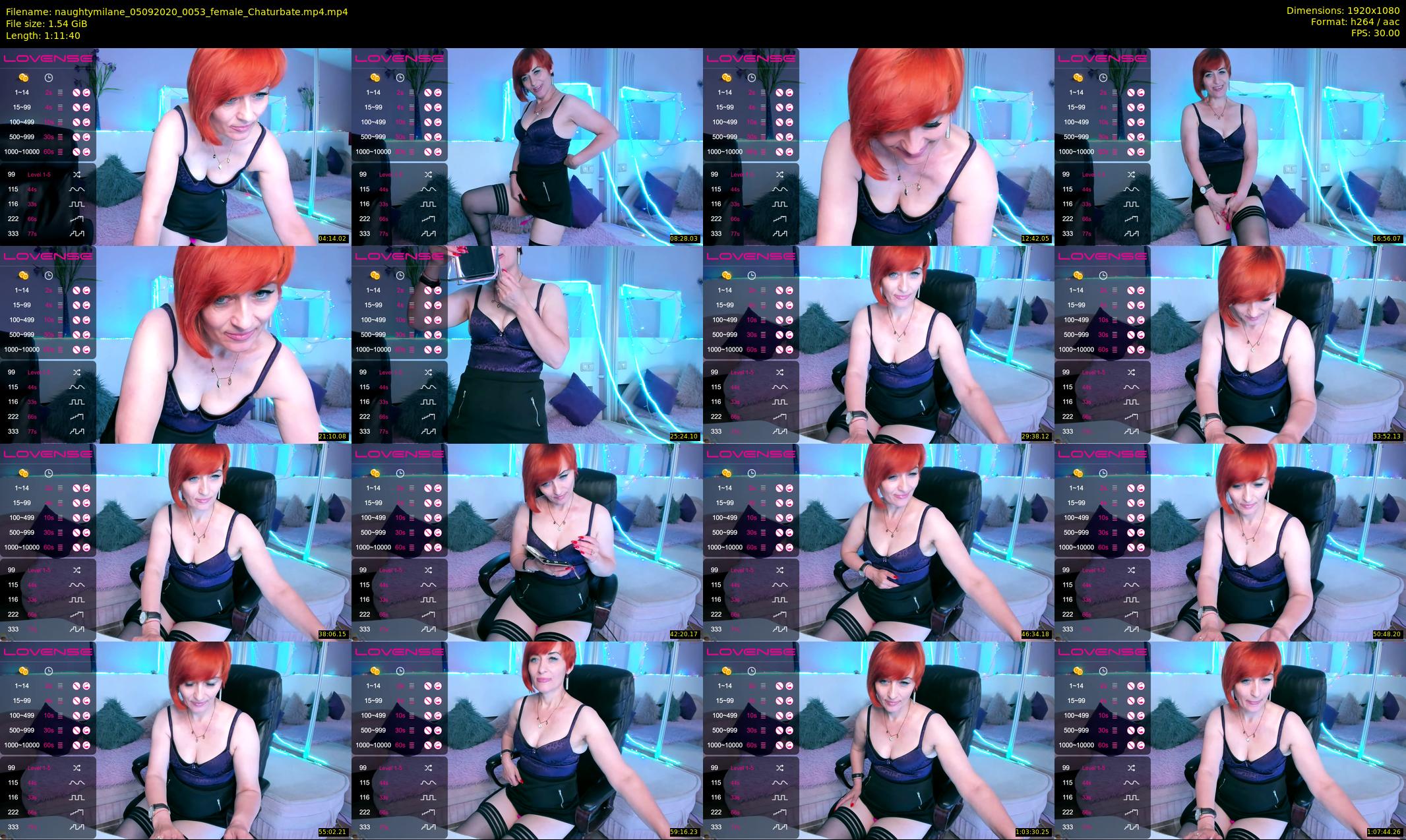 naughtymilane — 72 minute Chaturbate female cam show recording, 1080p, Sep 5, 2020