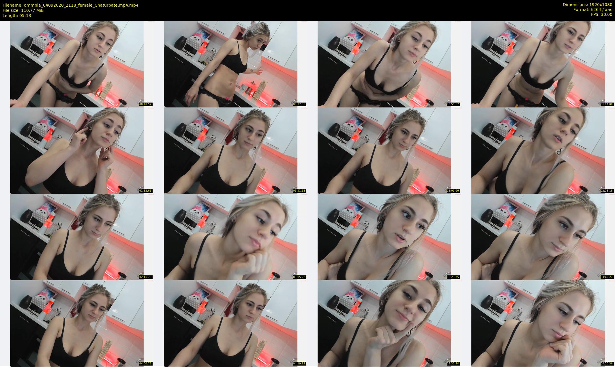 ommnia — 6 minute Chaturbate female cam show recording, 1080p, Sep 4, 2020