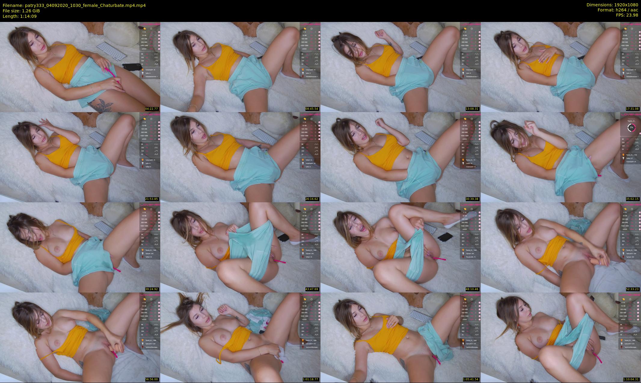 patry333 — 75 minute Chaturbate female cam show recording, 1080p, Sep 4, 2020
